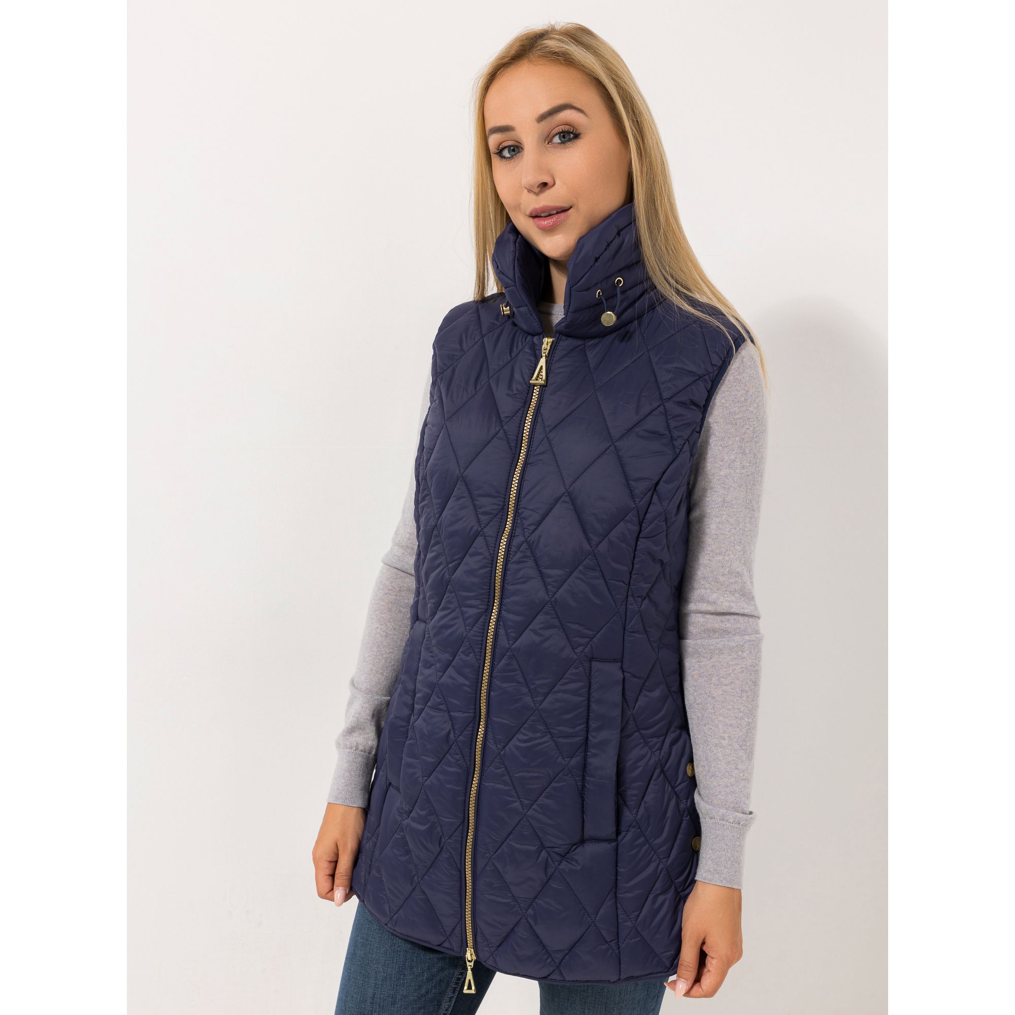 DAWID by Dawid Tomaszewski Steppweste Seitenschlitze figurumspielend