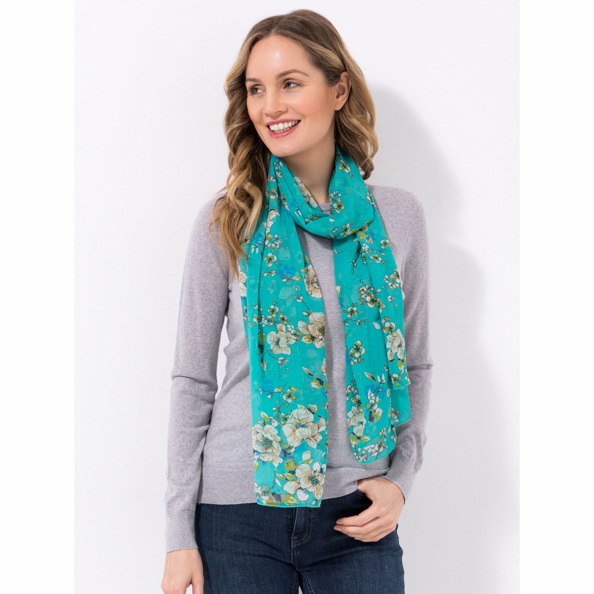 KIM & CO. Schal Chiffon Druckauswahl 178 x 66cm