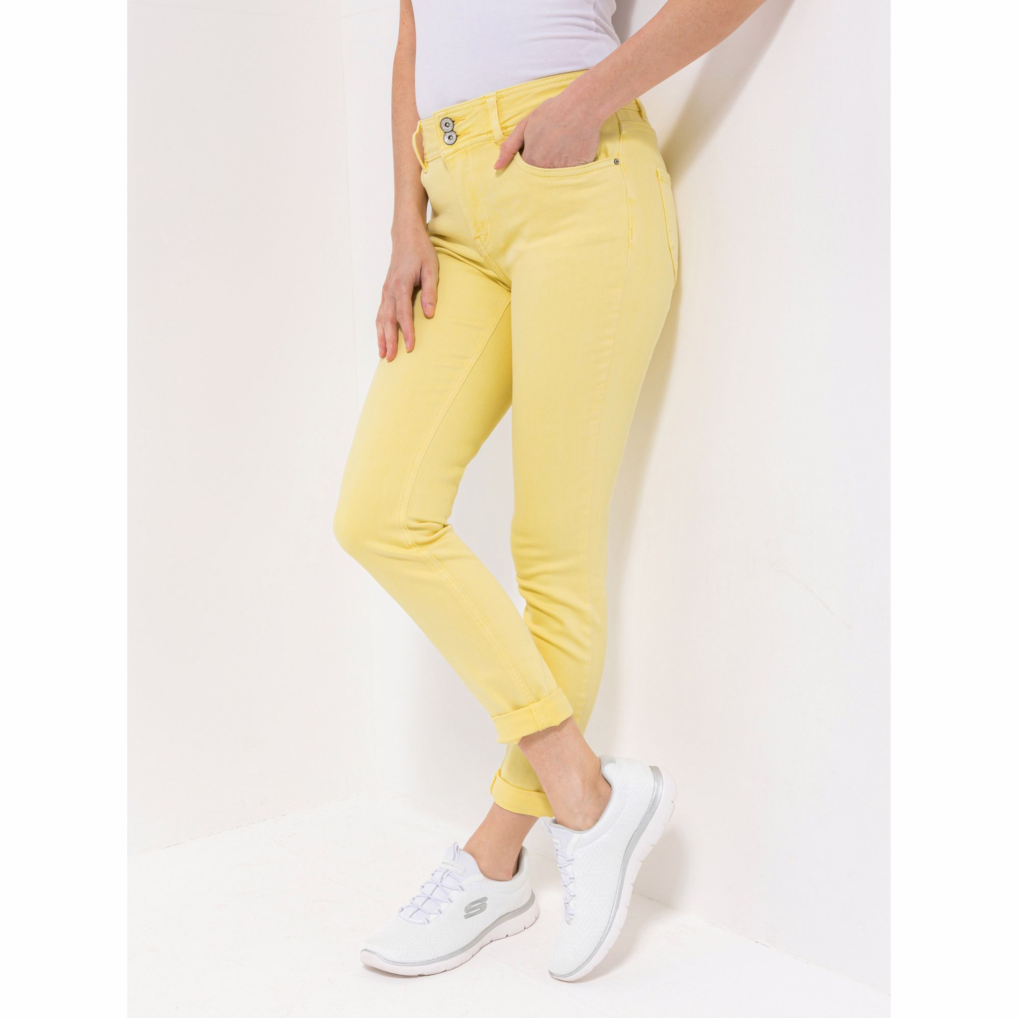 DINE 'N' DANCE Hose Cha Cha Cha 6-Pocket-Style 360 Grad elastisch schmales Bein