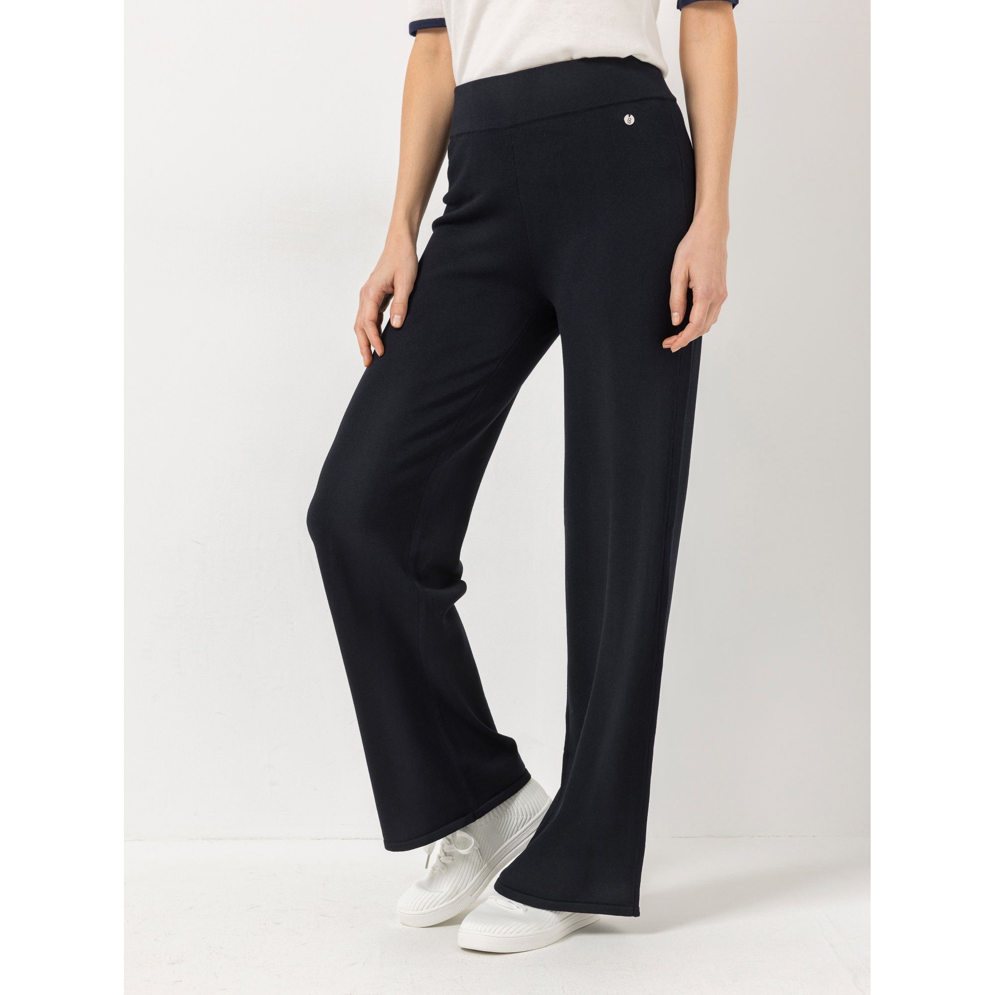 STRANDFEIN Strickhose lange Form Rundumdehnbund gerades Bein