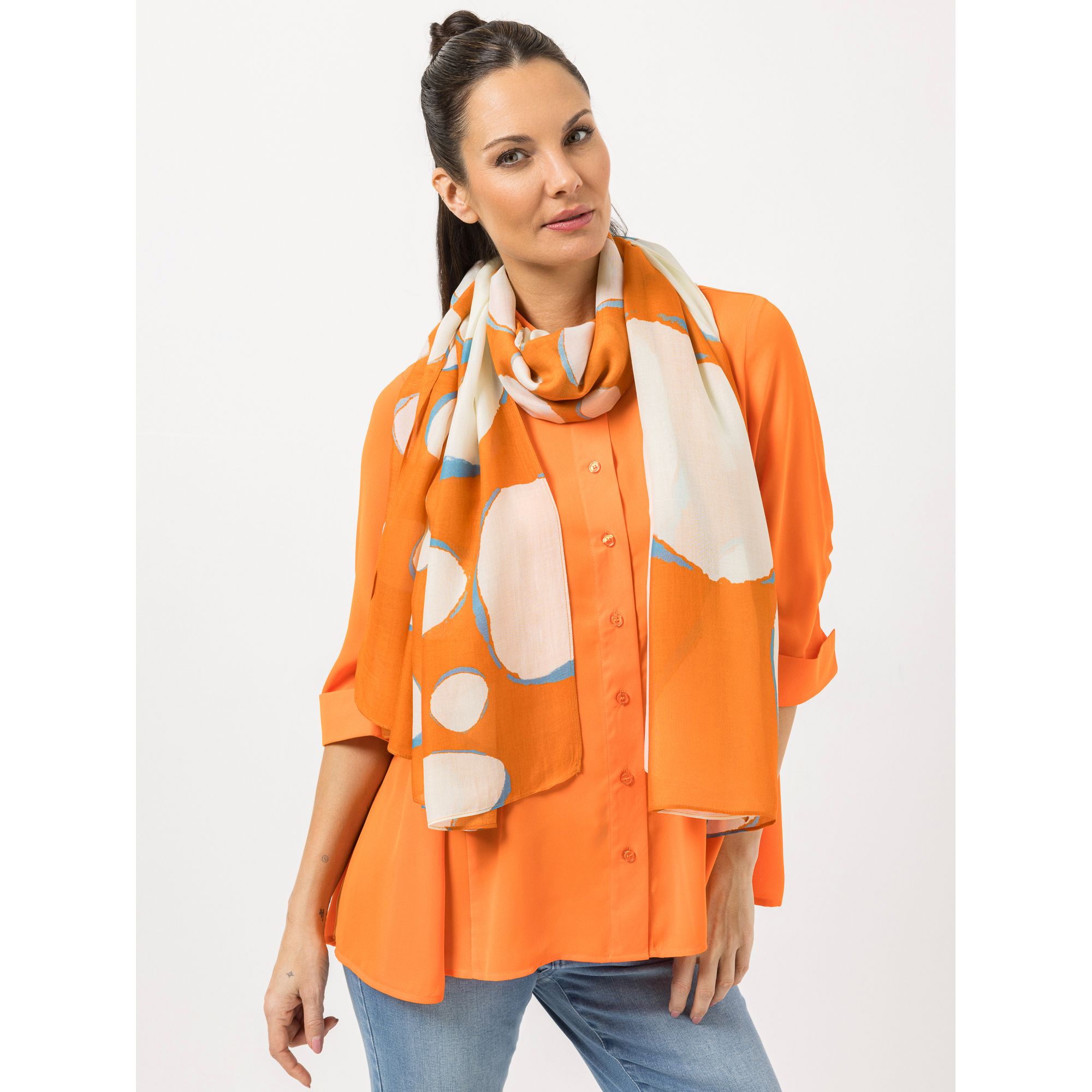 STEFFEN SCHRAUT Tuch Biarritz Allover-Druck aus ECOVERO Viskose ca. 100x200cm