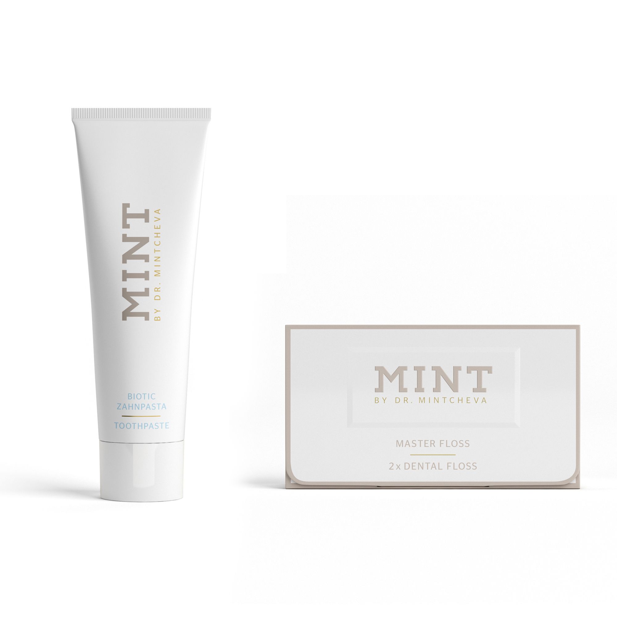 MINT CLASSIC MasterFloss Zahnseide & BIOTIC Zahnpasta, 85ml