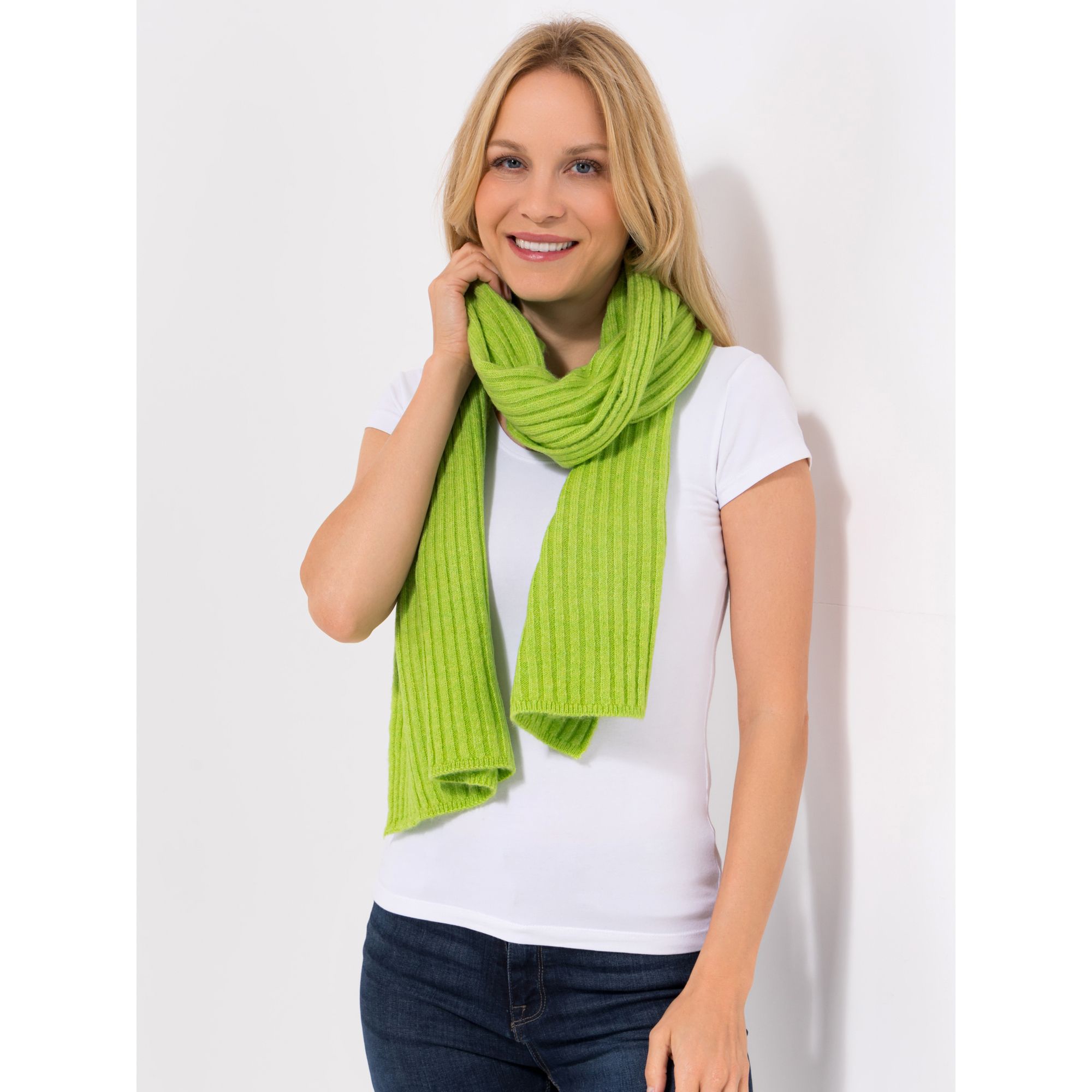 DINE 'N' DANCE Schal Rippstruktur ca. 35cm x 180cm