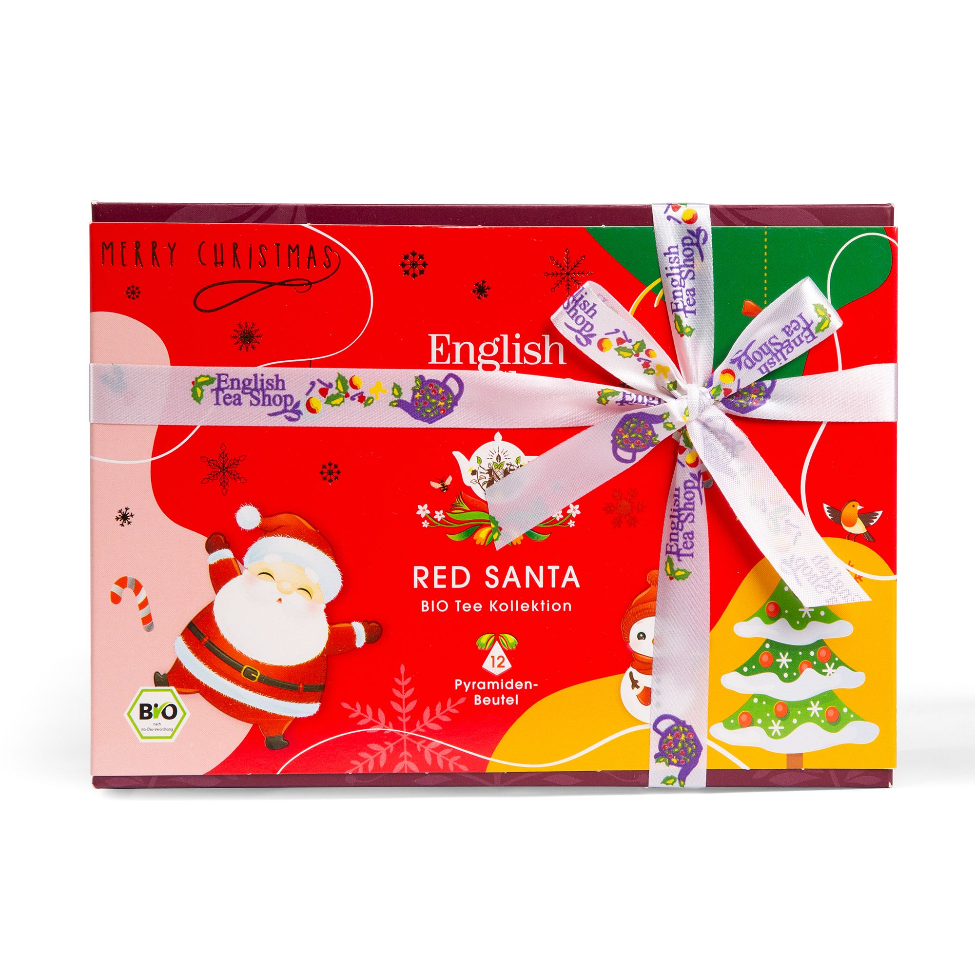 ENGLISH TEA SHOP Geschenk-Set Winter Balance & Red Santa Christmas