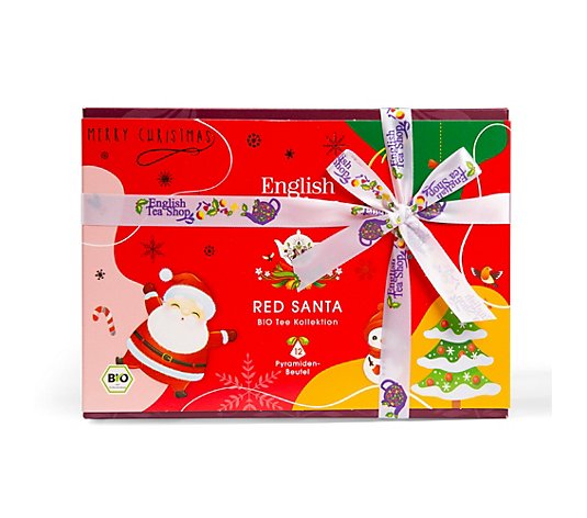 ENGLISH TEA SHOP Geschenk-Set Winter Balance & Red Santa Christmas 24  Teebeutel 