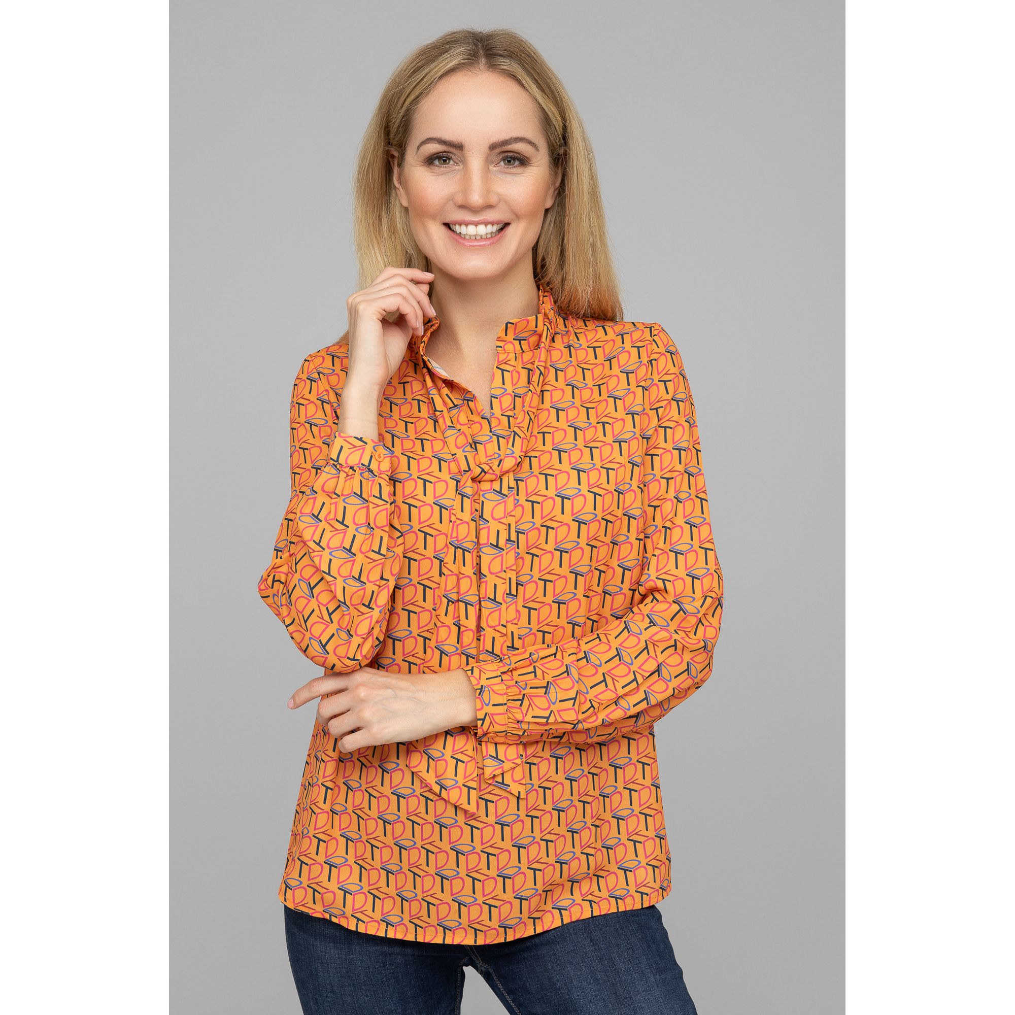 DAWID by Dawid Tomaszewski Bluse 1/1-Arm Schluppe abnehmb. leger weit