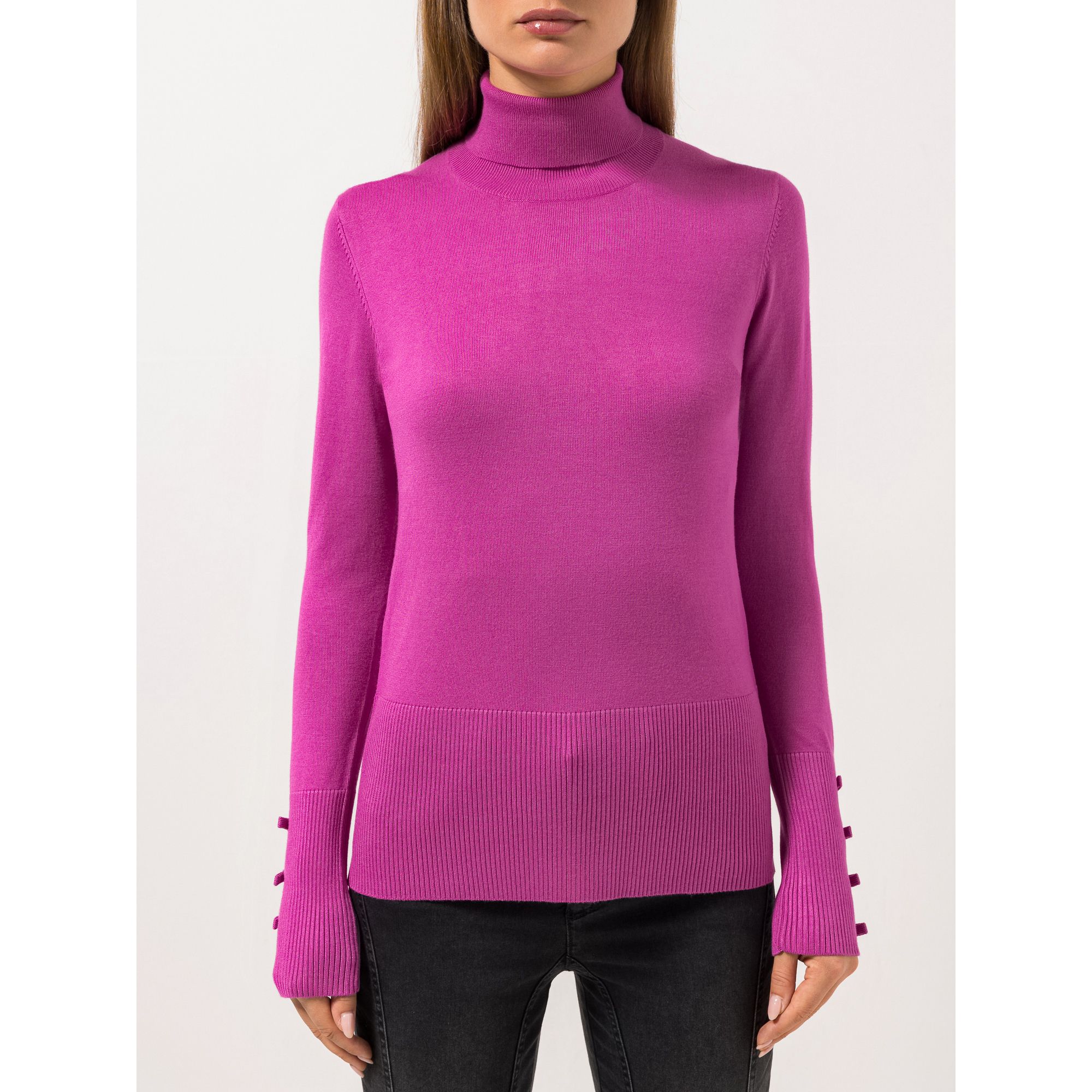 STEFFEN SCHRAUT Pullover Montpellier Rollkragen Schleifen-Detail figurbetont