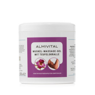 ALMIVITAL Muskel-Massage-Gel mit Teufelskralle & Kampher 500ml - 274025