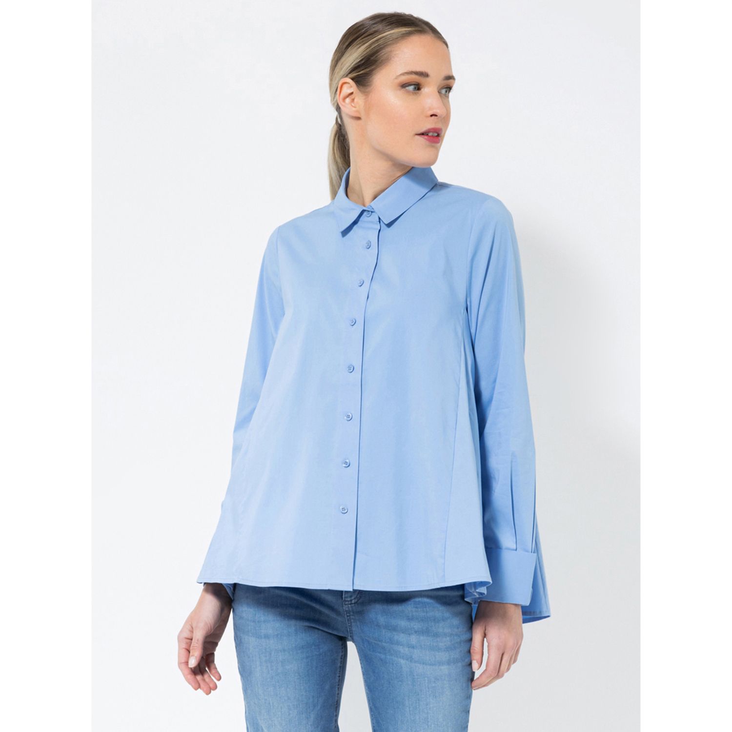 STEFFEN SCHRAUT Bluse, Florenz 1/1-Arm Nahttaschen leger weit