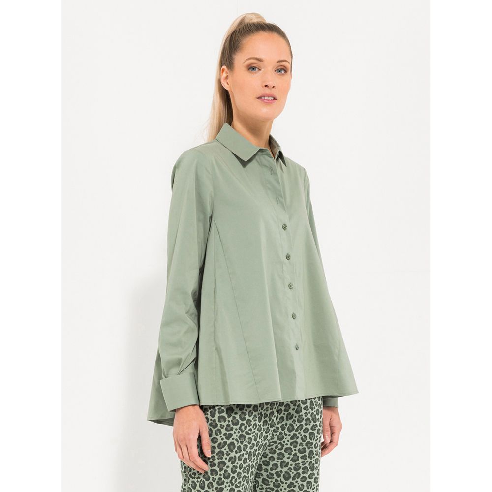 STEFFEN SCHRAUT Bluse, Florenz 1/1-Arm Nahttaschen leger weit