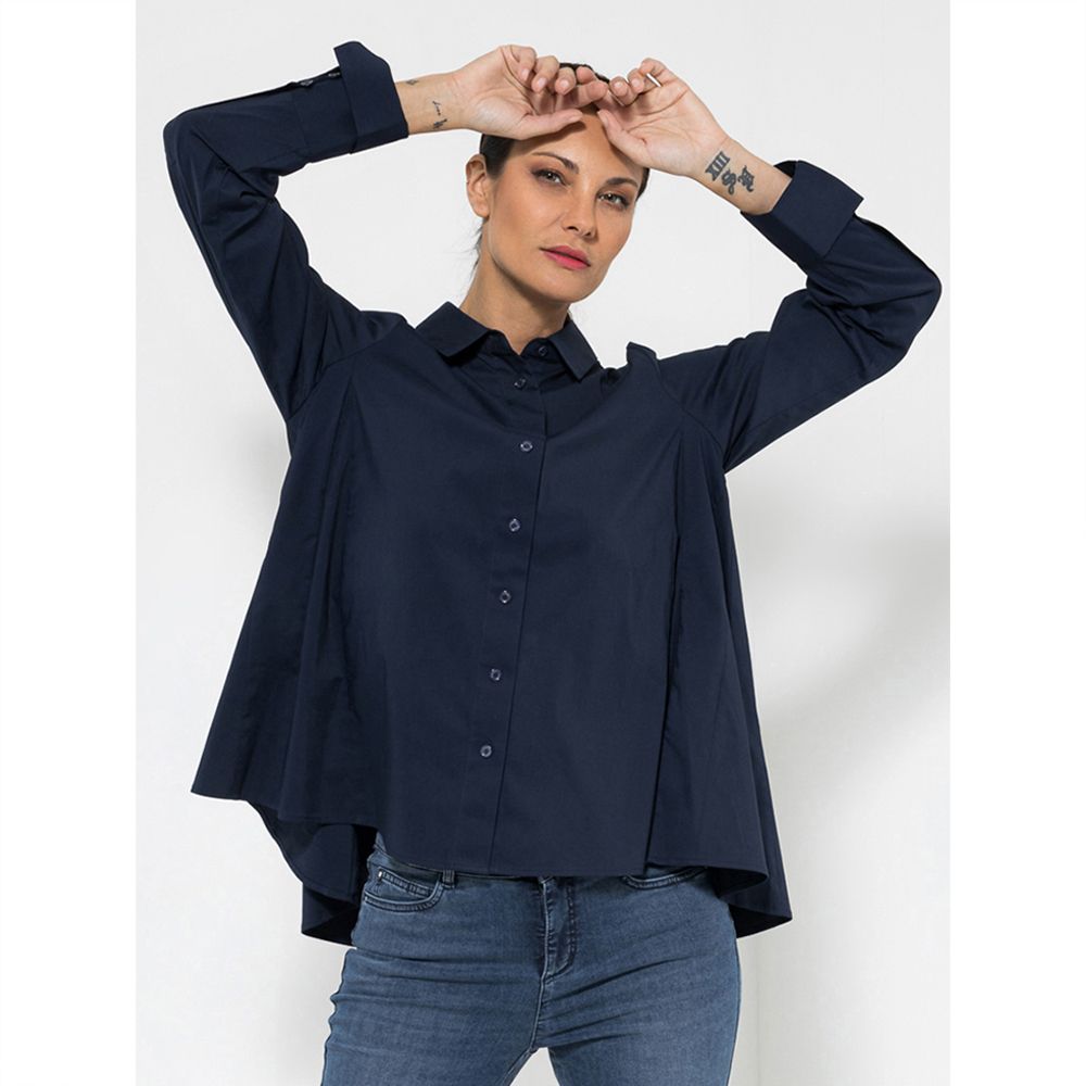 STEFFEN SCHRAUT Bluse, Florenz 1/1-Arm Nahttaschen leger weit