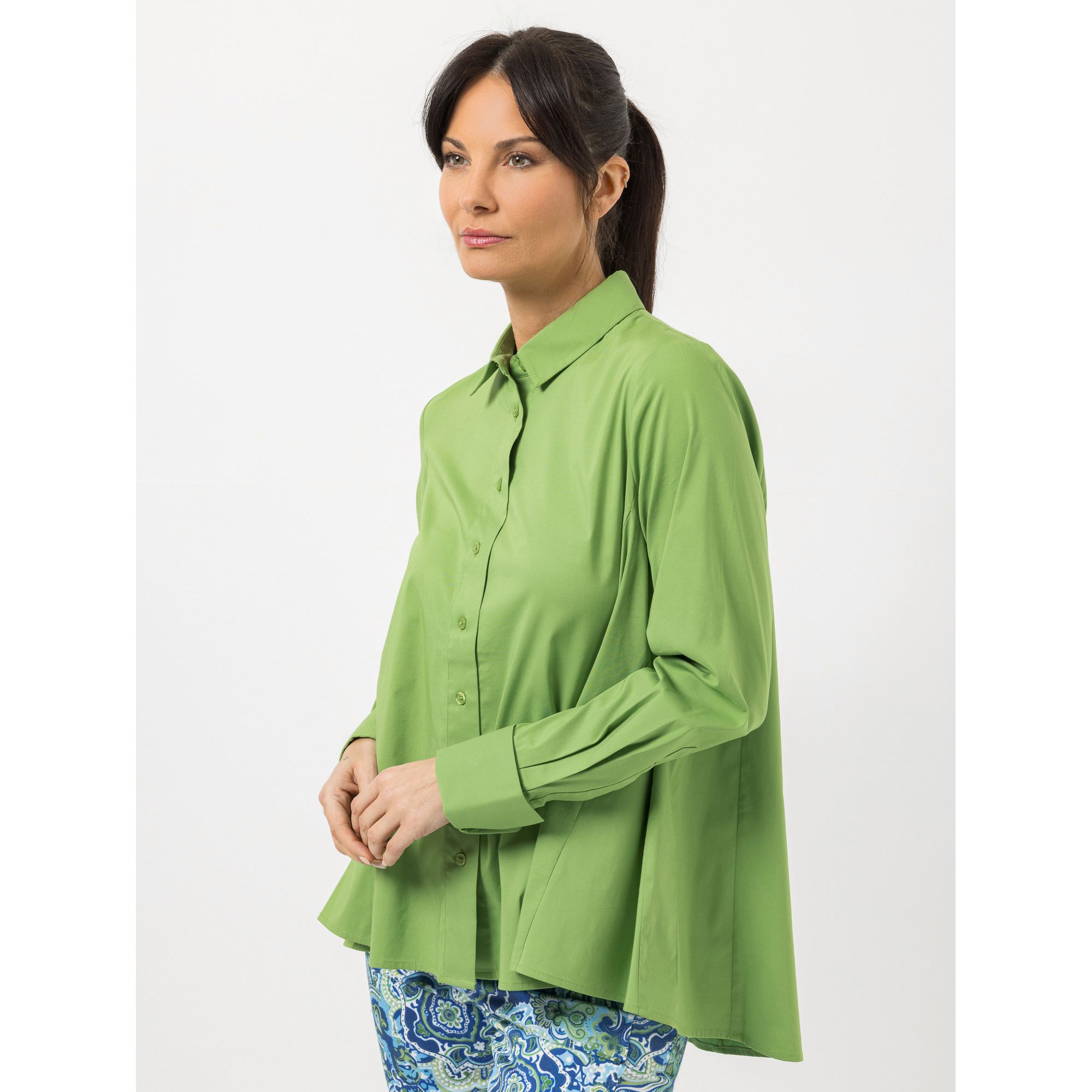 STEFFEN SCHRAUT Bluse, Florenz 1/1-Arm Nahttaschen leger weit