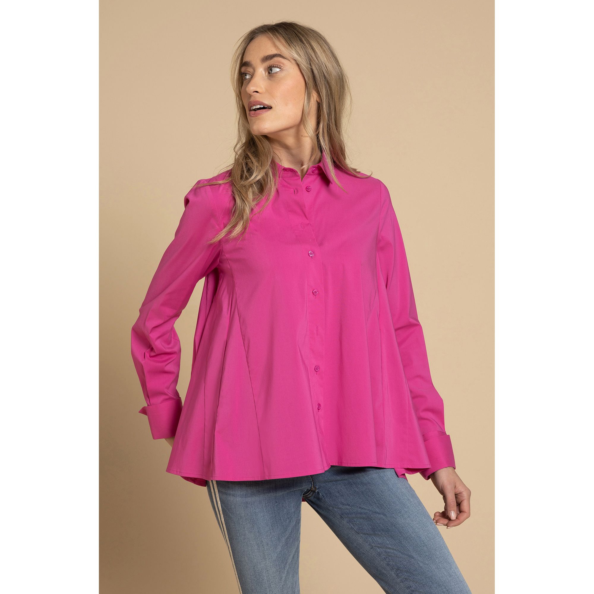 STEFFEN SCHRAUT Bluse, Florenz 1/1-Arm Nahttaschen leger weit