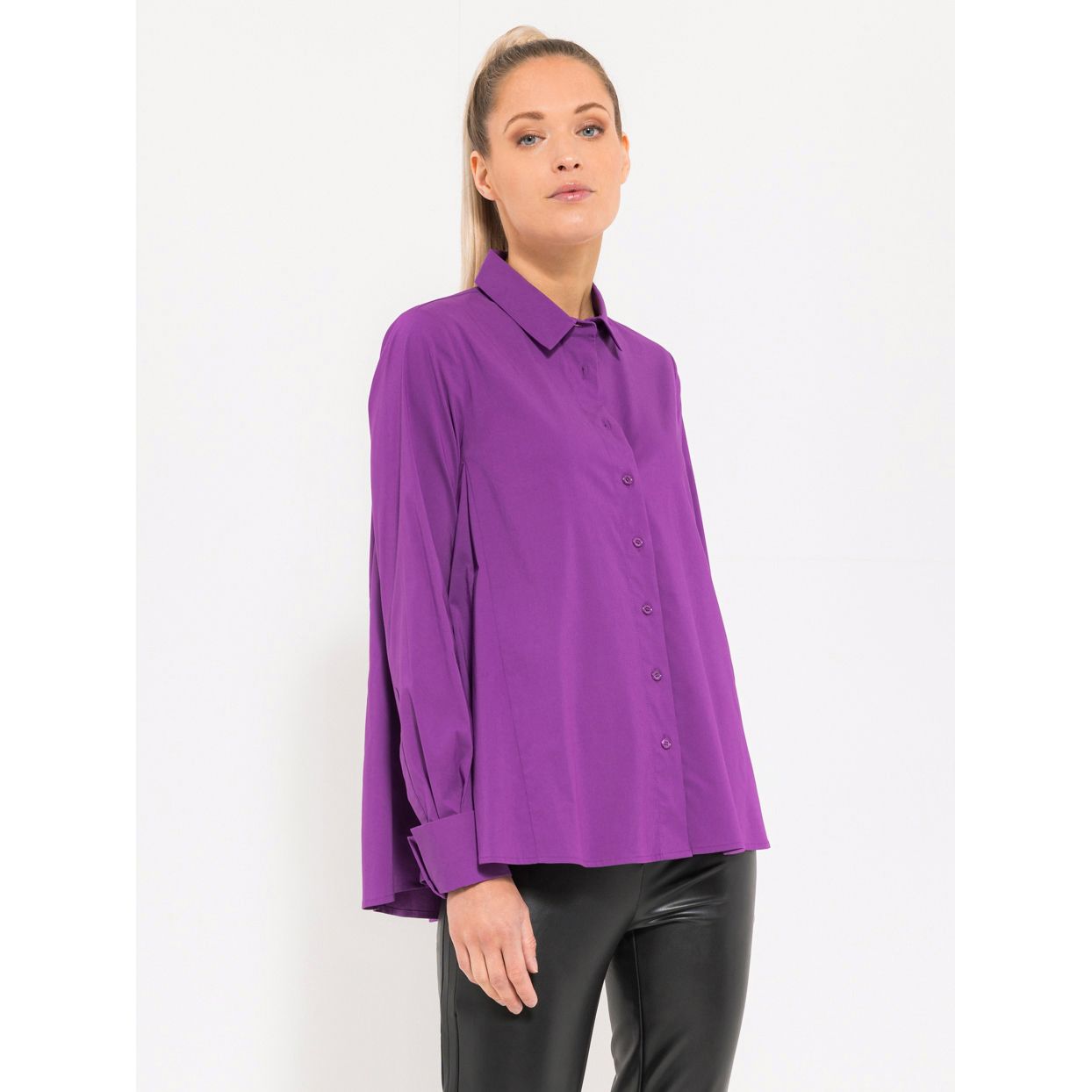 STEFFEN SCHRAUT Bluse, Florenz 1/1-Arm Nahttaschen leger weit