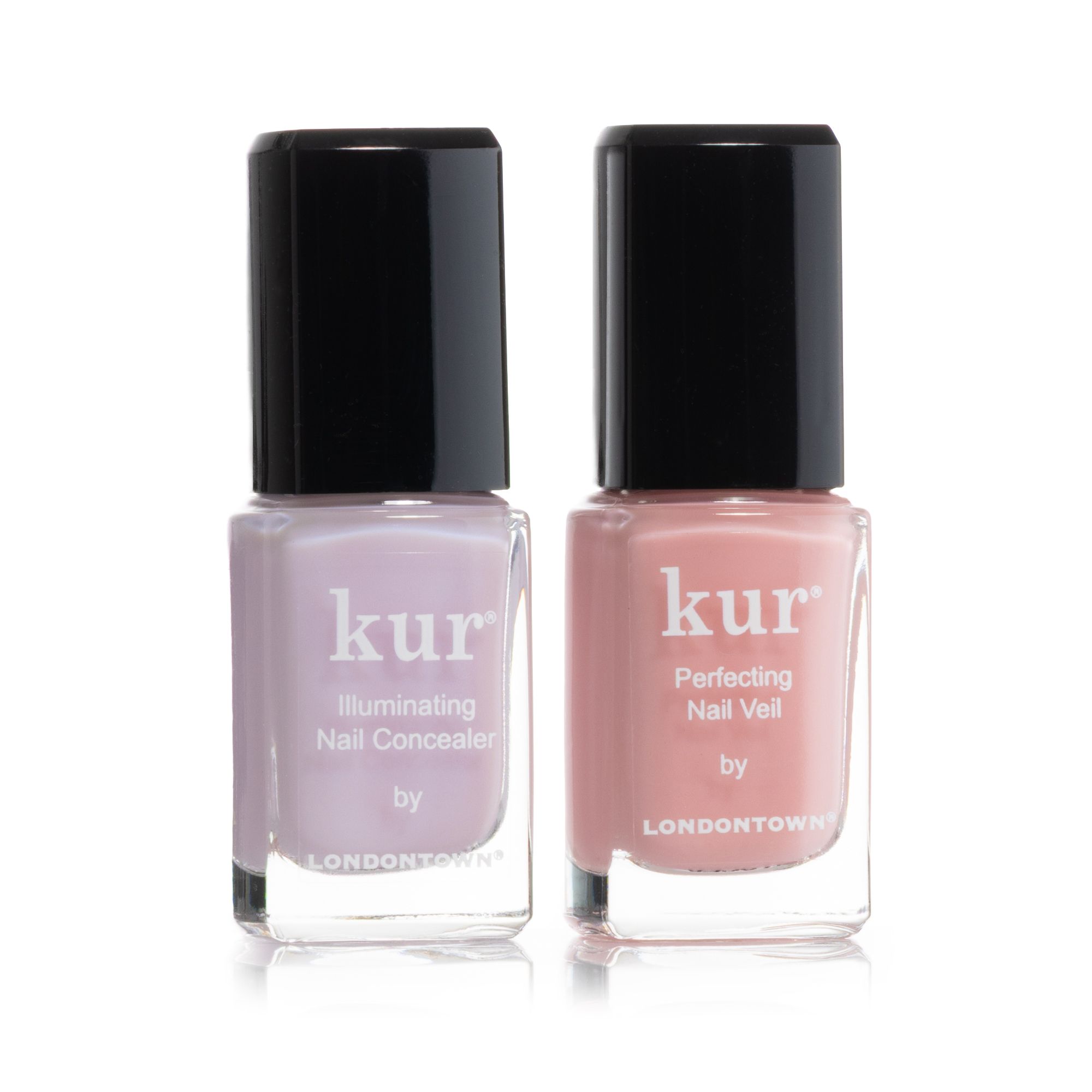 LONDONTOWN Illuminating Nail Concealer 12ml & Perfecting Nail Nagellack 12ml