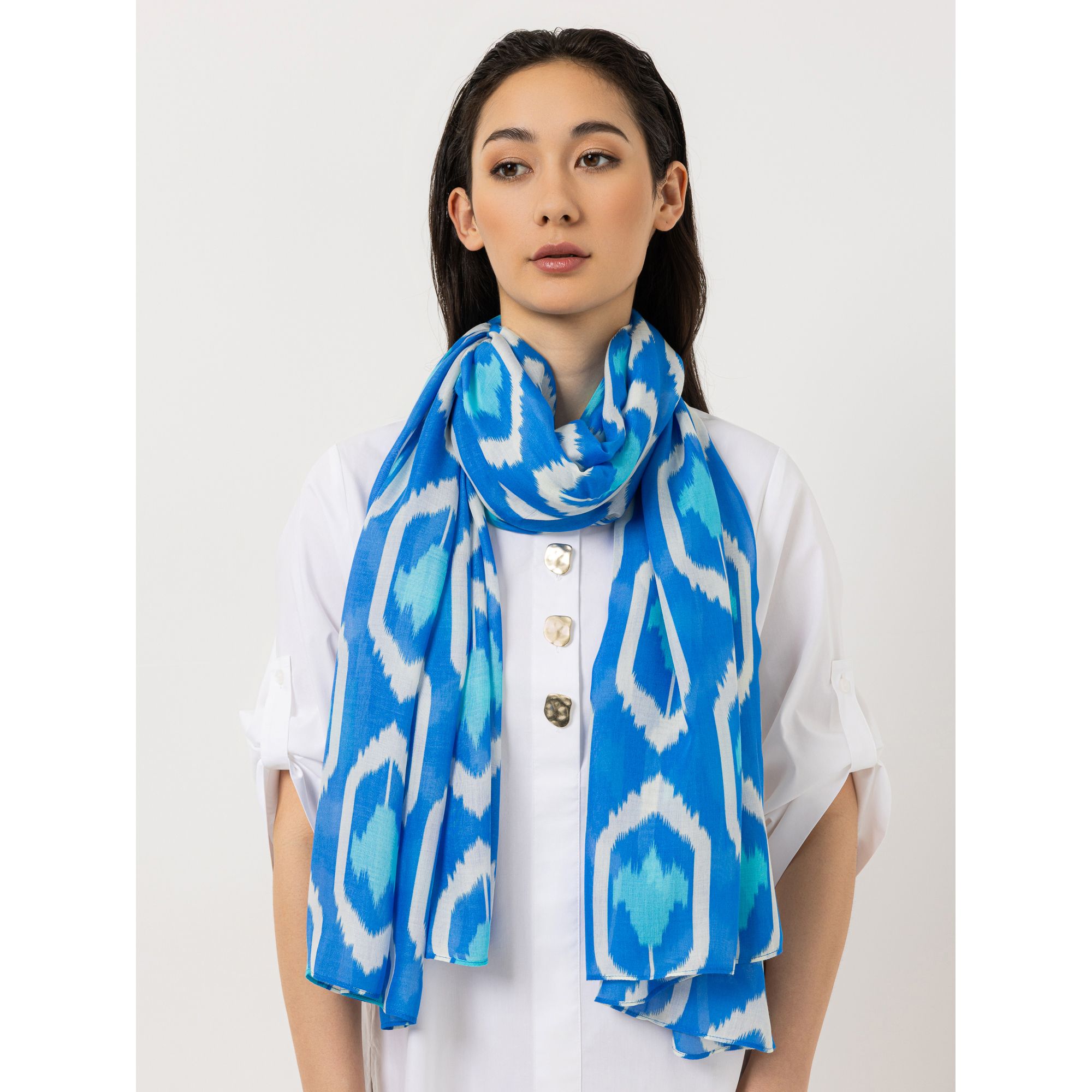 STEFFEN SCHRAUT Tuch Biarritz Allover-Druck aus ECOVERO Viskose ca. 100x200cm