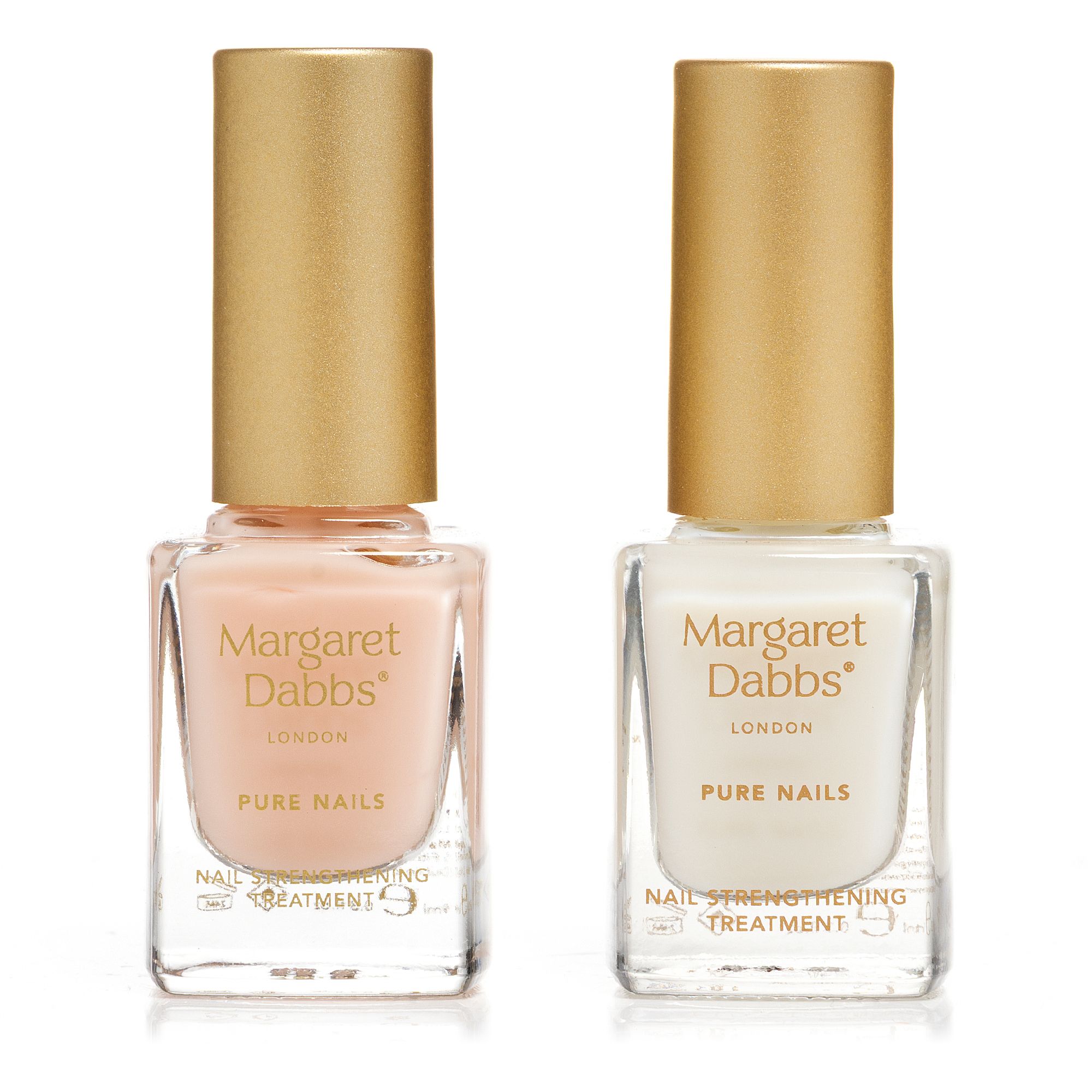 MARGARET DABBS LONDON Pure Nail Strengthening Treatment Marylebone & Kings Road 2x 9ml