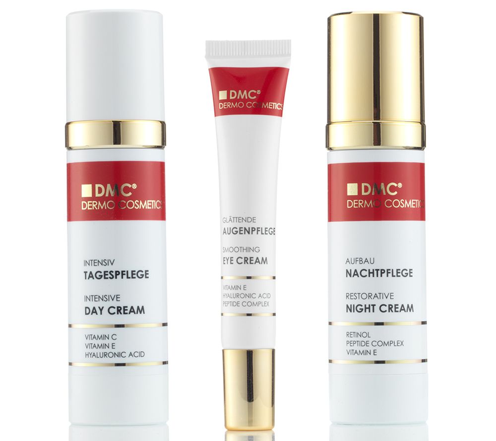 DMC® DERMO COSMETICS GlobalAntiAging Basic PflegeSet 3tlg. QVC.de