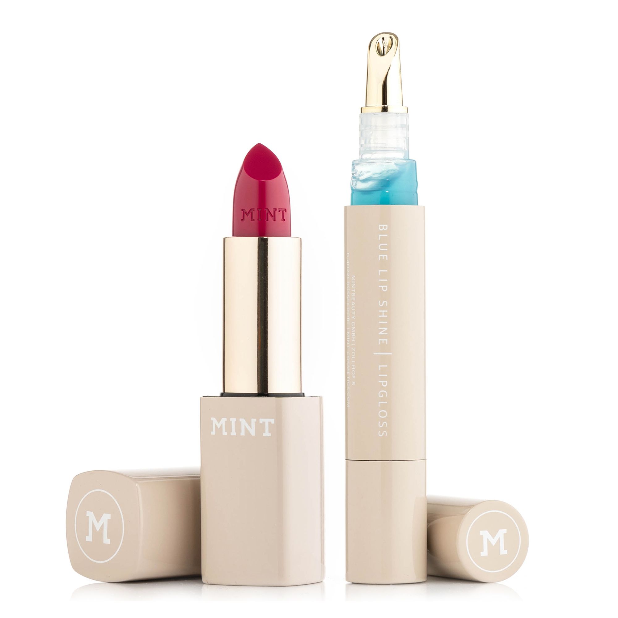 MINT MAKE-UP BLS mit Hyaluron & Lippenstift für opt. vollere Lippen