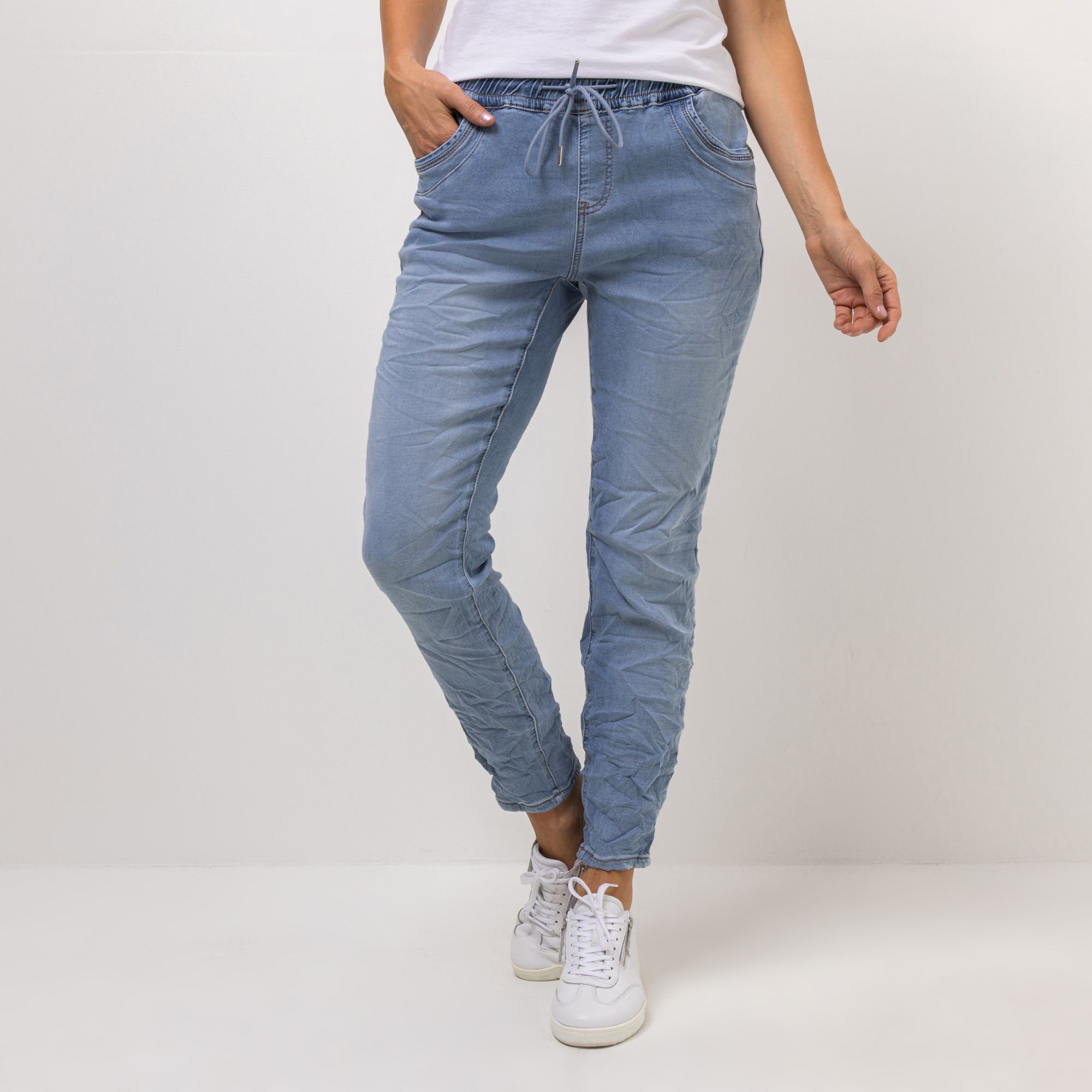 DINE 'N' DANCE Jeanshose Boogie Woogie knöchellang konisches Bein