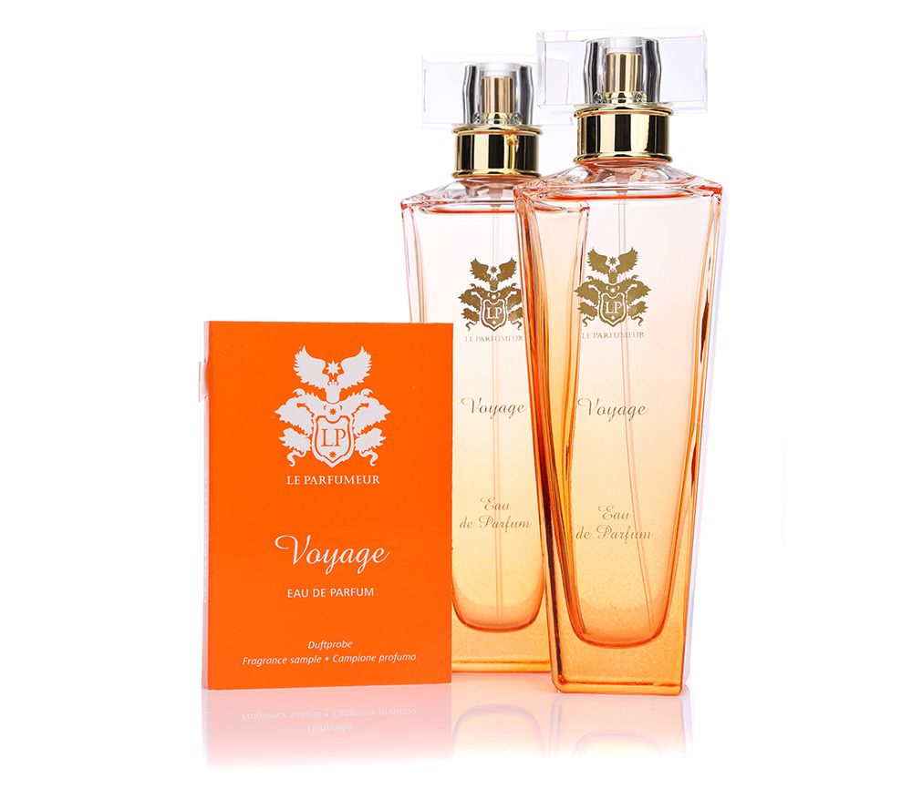LE PARFUMEUR VOYAGE Eau de Parfum 2x 100ml QVC.de