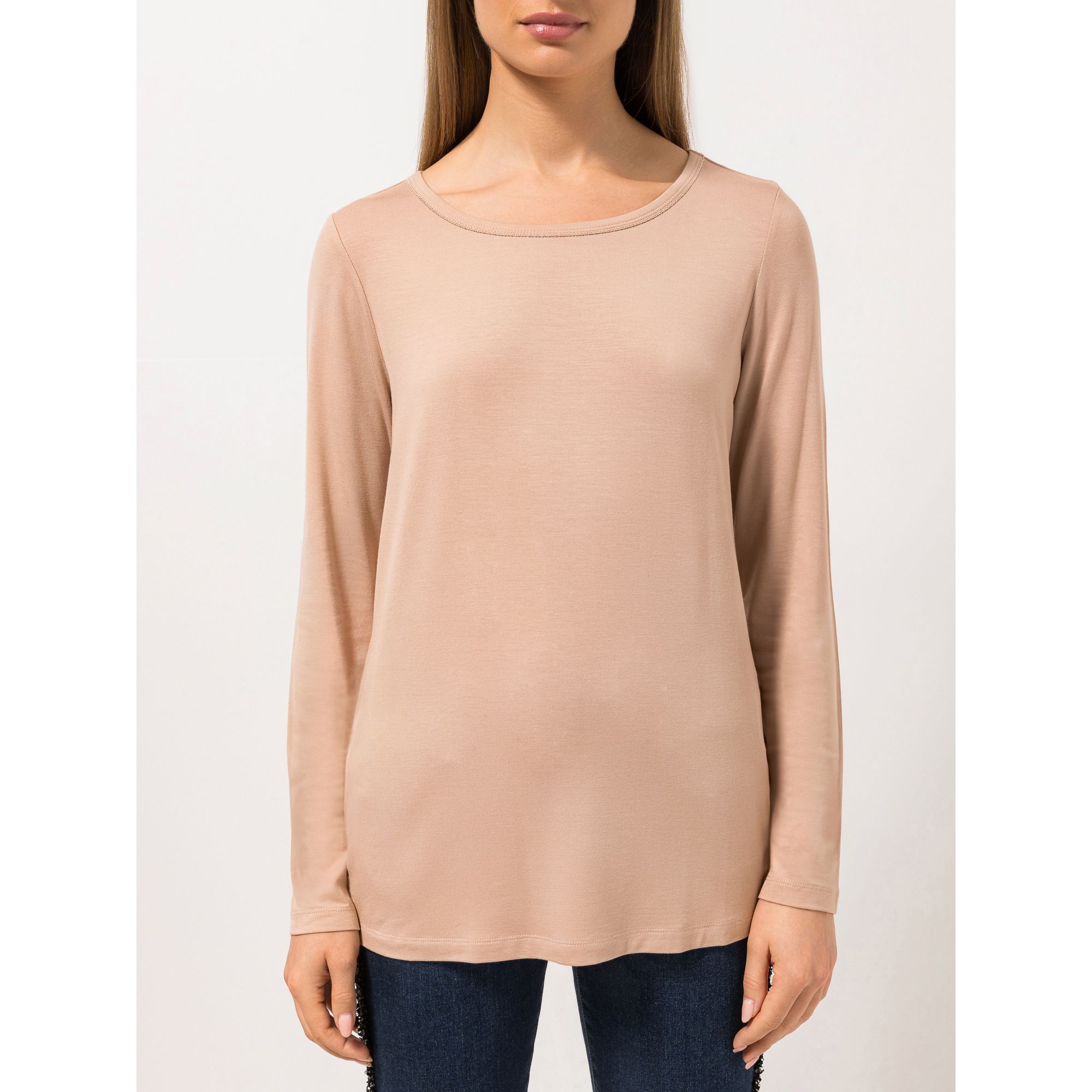 STEFFEN SCHRAUT Shirt Porto Cervo Rundhalsausschnitt mit Ketten-Detail figurumspielend