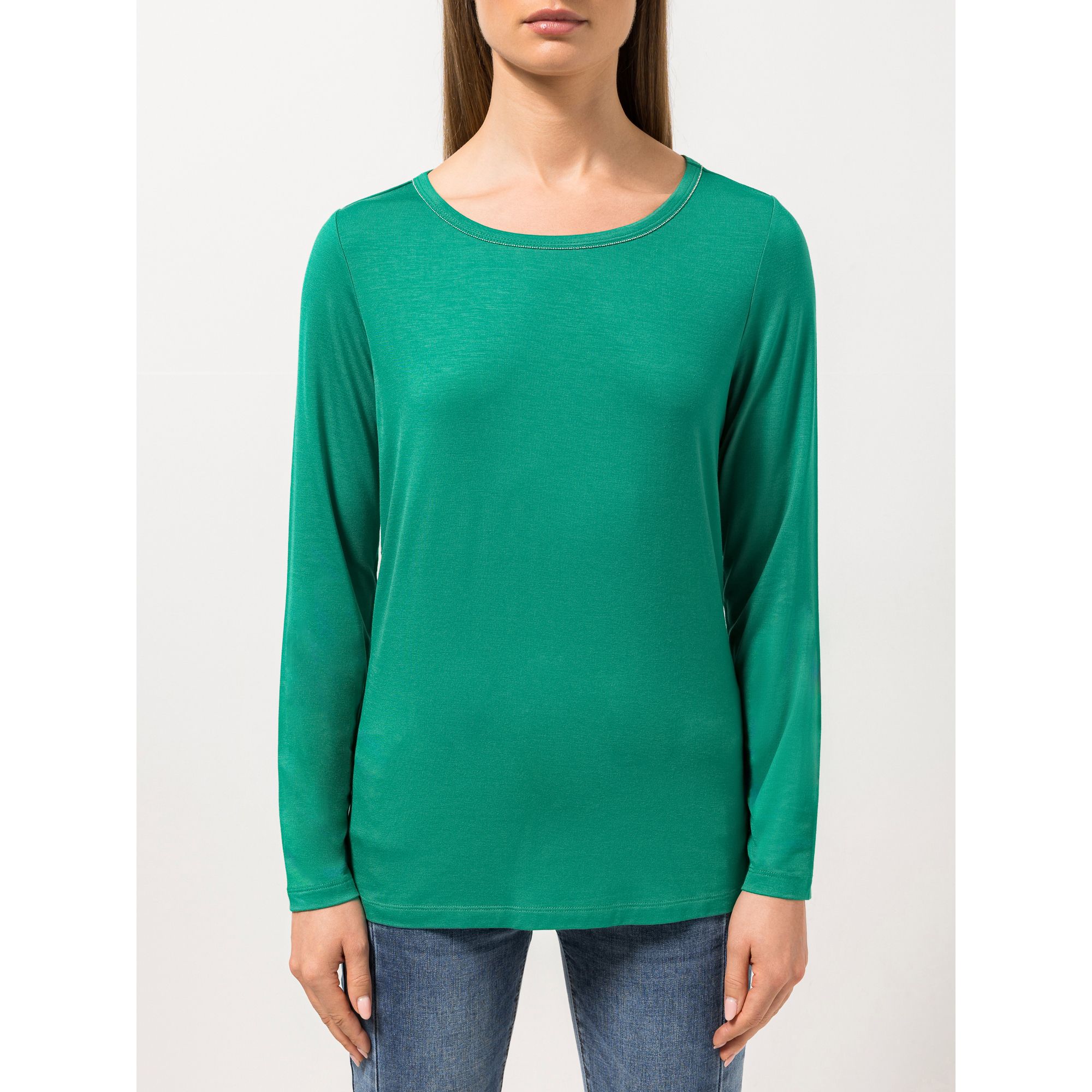 STEFFEN SCHRAUT Shirt Porto Cervo Rundhalsausschnitt mit Ketten-Detail figurumspielend