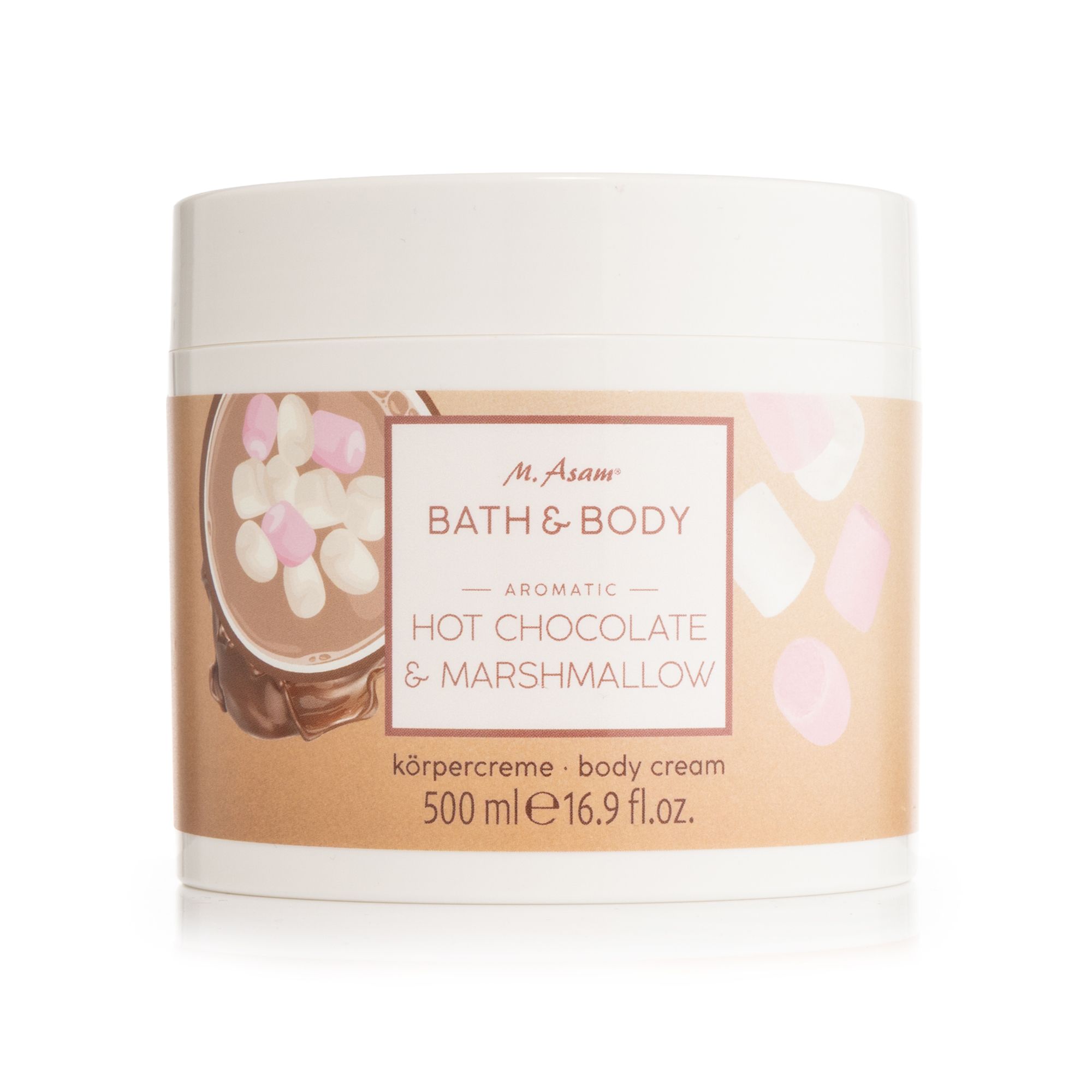 M.ASAM® Hot Chocolate & Marshmallow Körpercreme 500ml
