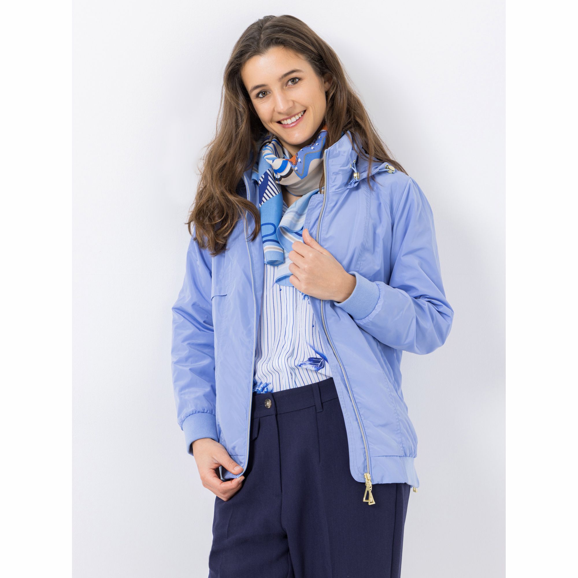 DAWID by Dawid Tomaszewski Jacke, Langarm abnehmbare Kapuze figurumspielend