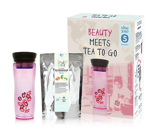 shuyao Beauty-Starterbox inkl. Teamaker Lady Pink & 50g Balance Basentee