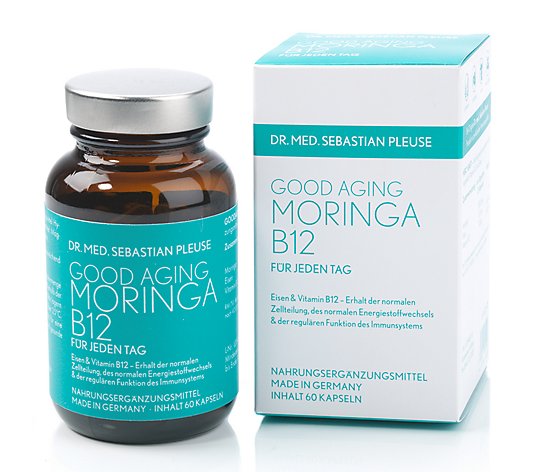Dr. med. Sebastian Pleuse Good Aging Moringa B12 & Eisen 60 Kapseln, 30 Tage