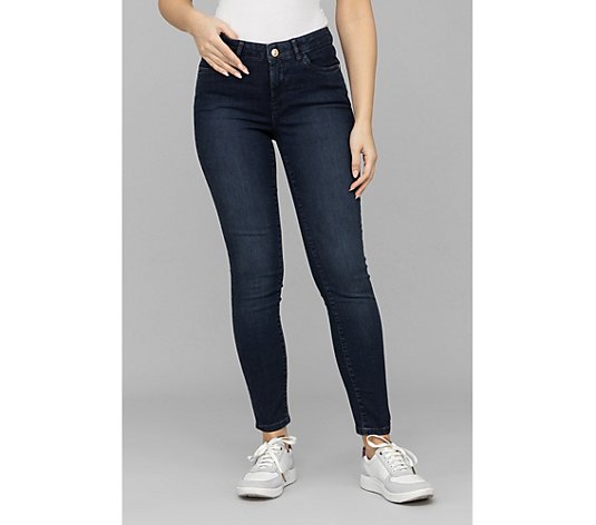 ANNI FOR FRIENDS Jeans Ariana 1/1-Länge 5-Pocket-Style schmales Bein