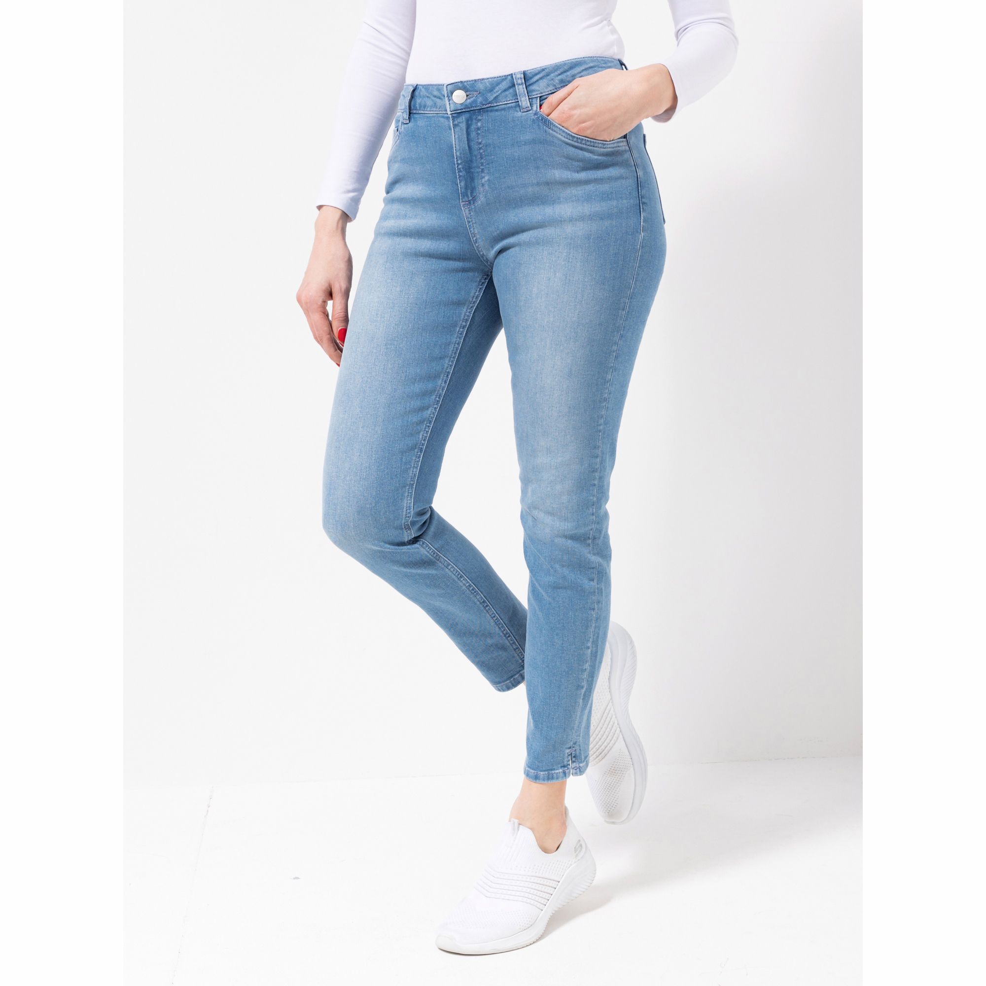 SOULS BY EYWASOULS® Jeans knöchellang sehr schmales Bein