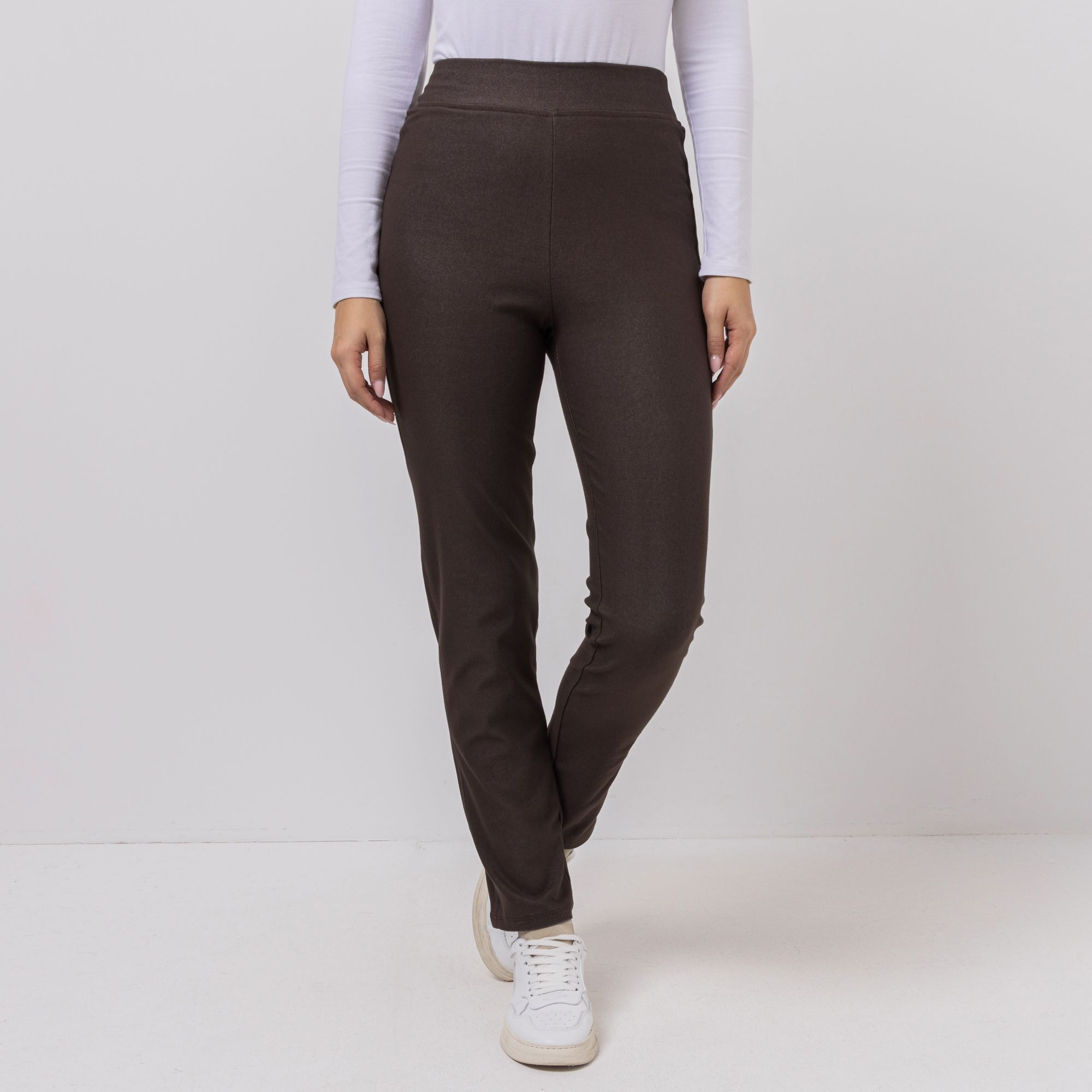 KIM & CO. Hose, knöchellang Denim Jersey Rundumdehnbund schmaler Beinverlauf