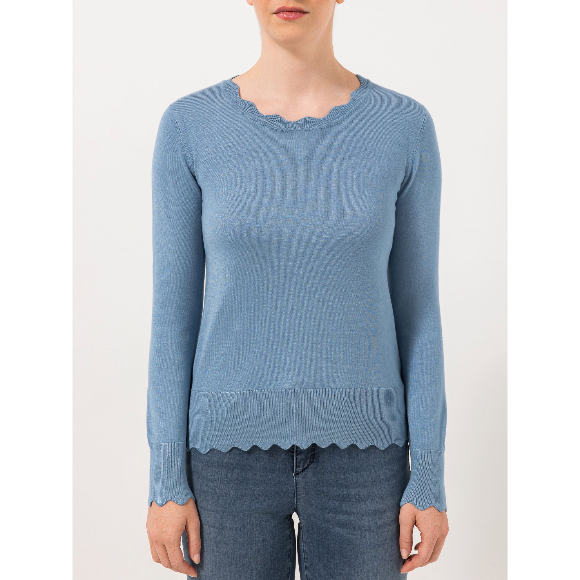 STEFFEN SCHRAUT Pullover Lecce 1/1-Arm Wellenkante figurbetont