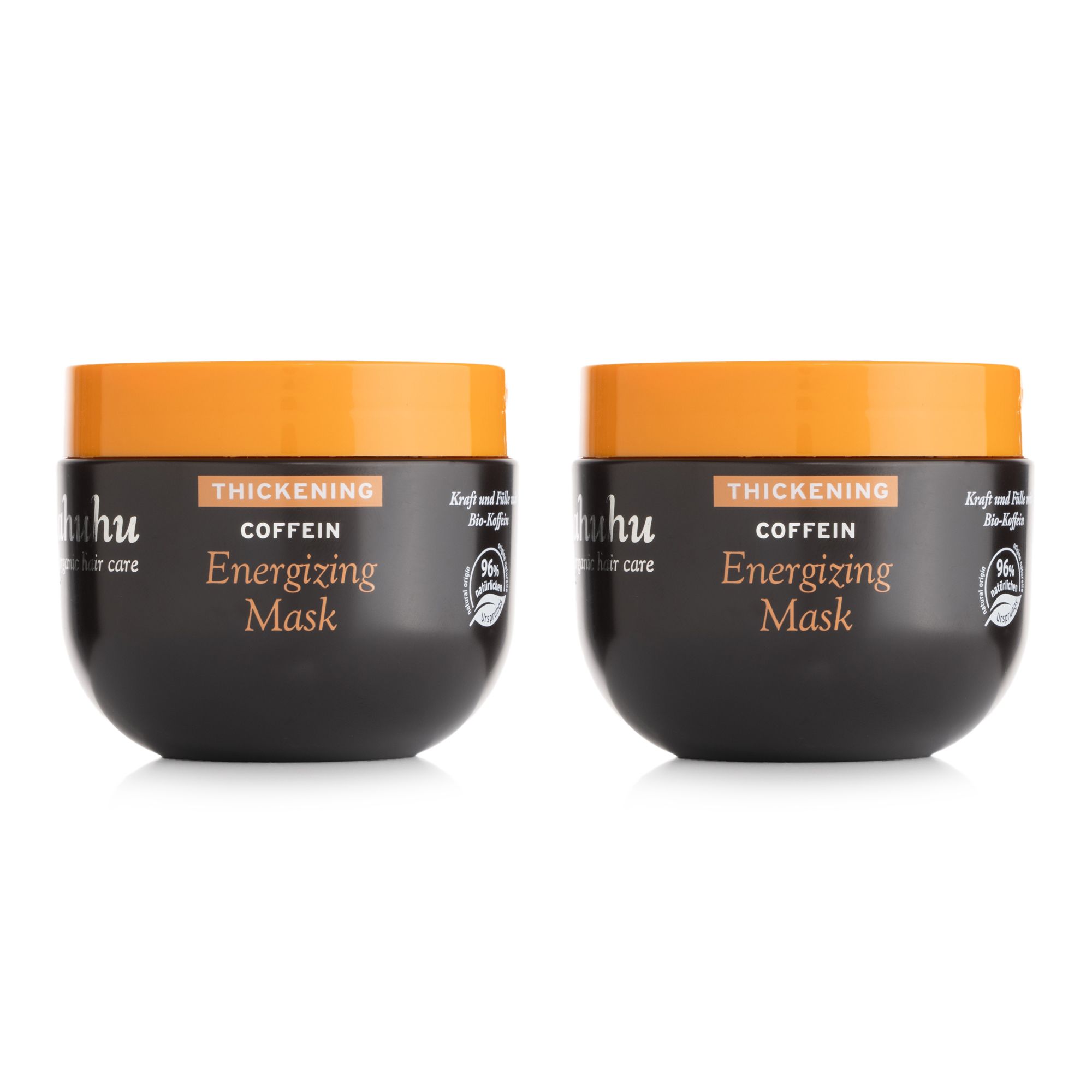 ahuhu organic hair care Thickening Coffein Energizing Mask 2x 150ml