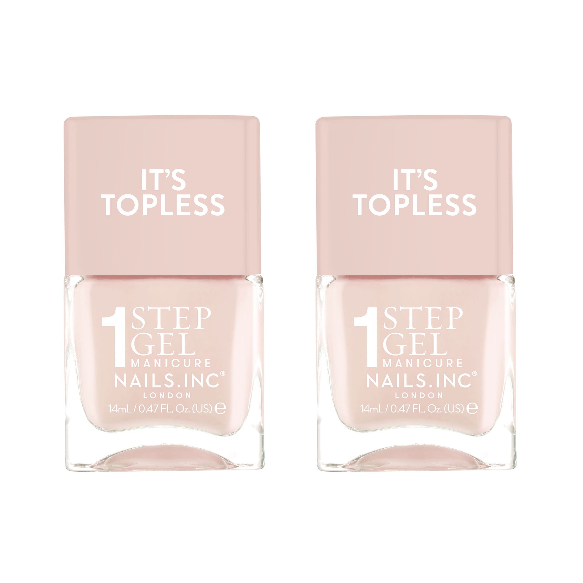 NAILS.INC® It's Topless 1-Step Gel Nagellack Set 2x14ml
