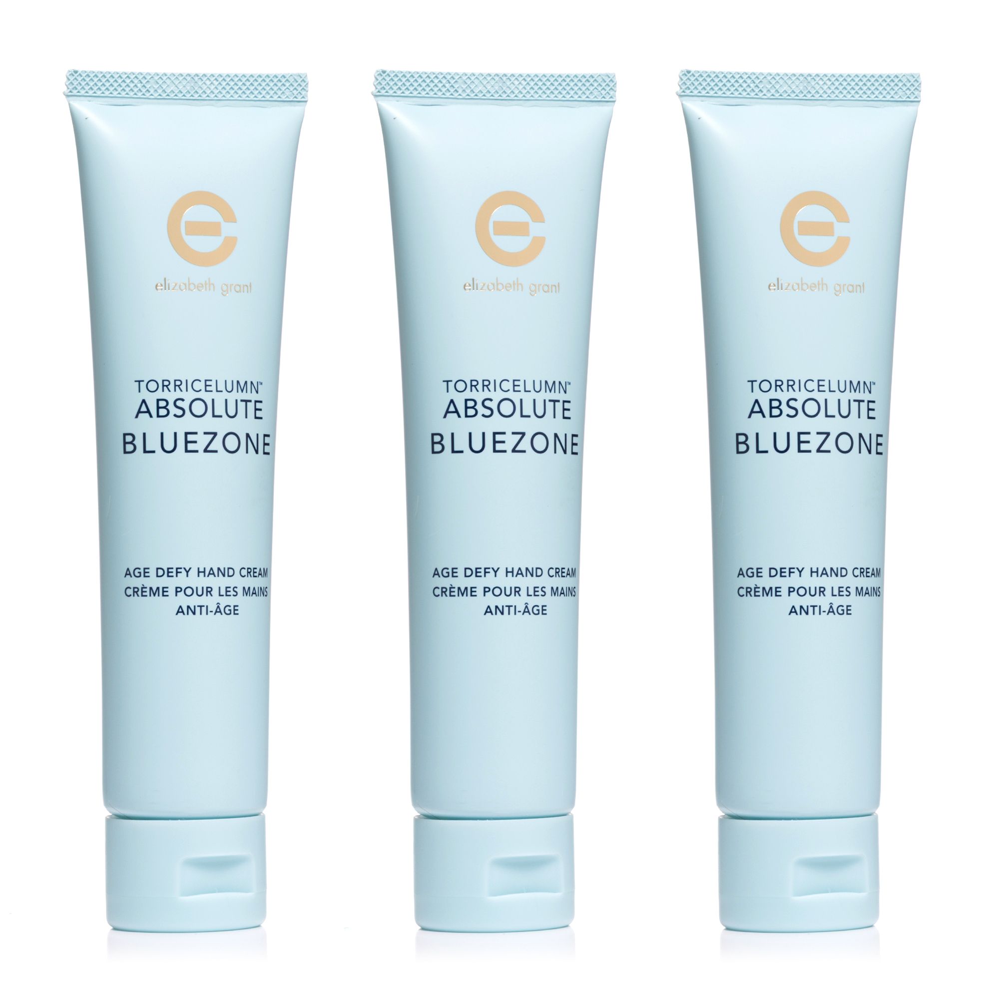  ELIZABETH GRANT Torricelumn Absolute Bluezone Hand Creme Trio 3x 100ml