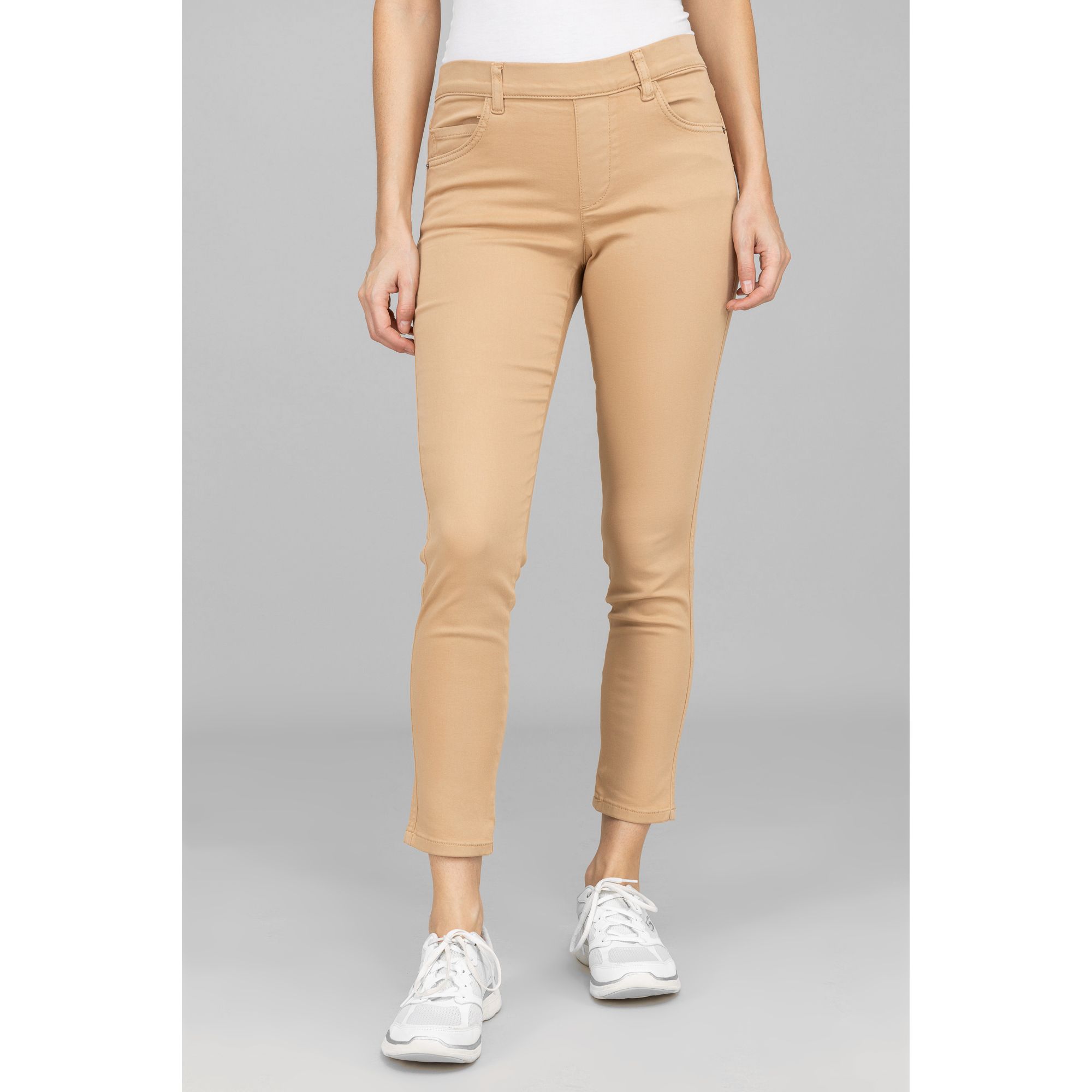 STUDIO UNIQUE® Jeggings, knöchellang Rundumdehnbund aufgesetzte Taschen schmales Bein