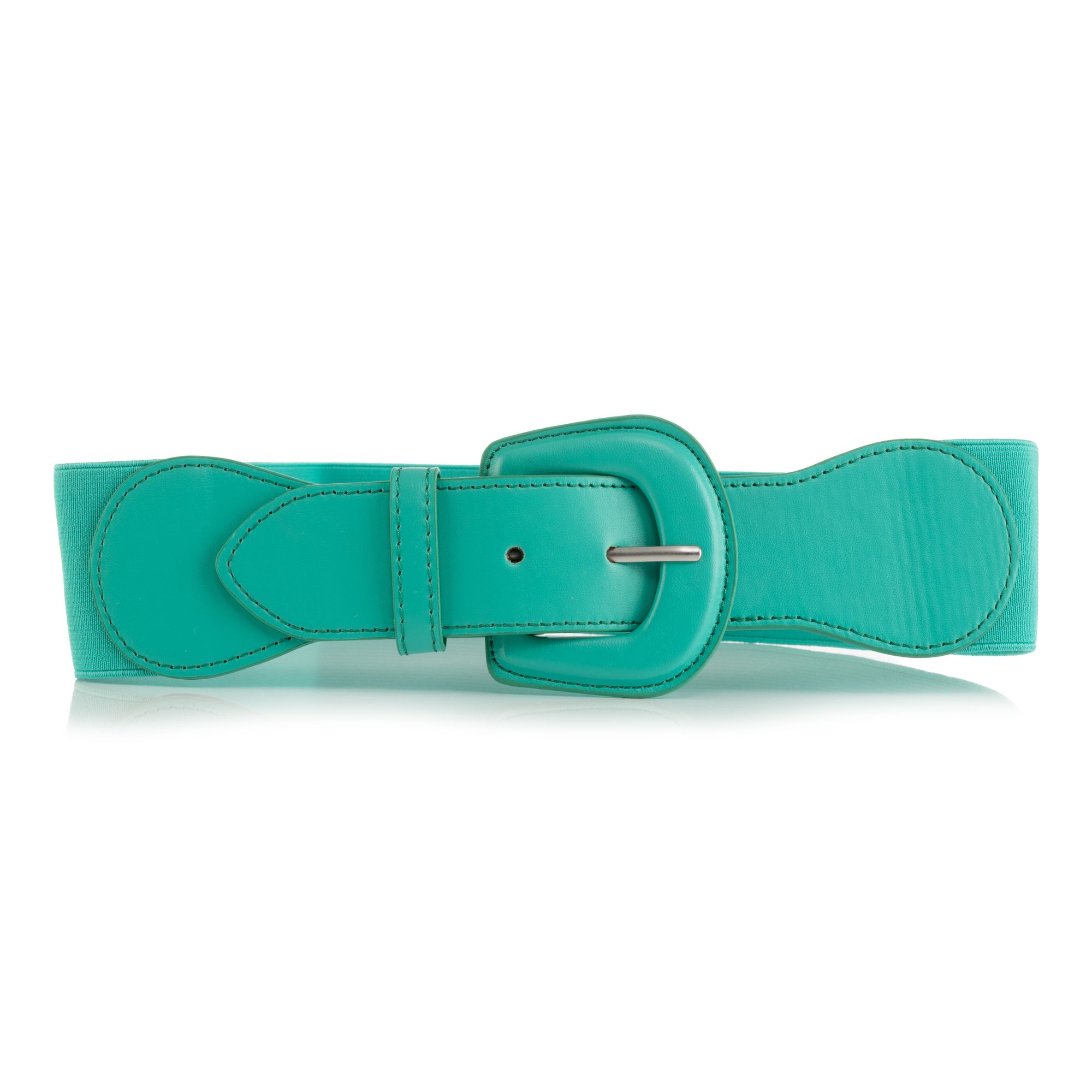 KIM & CO. Gürtel Material-Mix elastischer Gurt Dornschließe