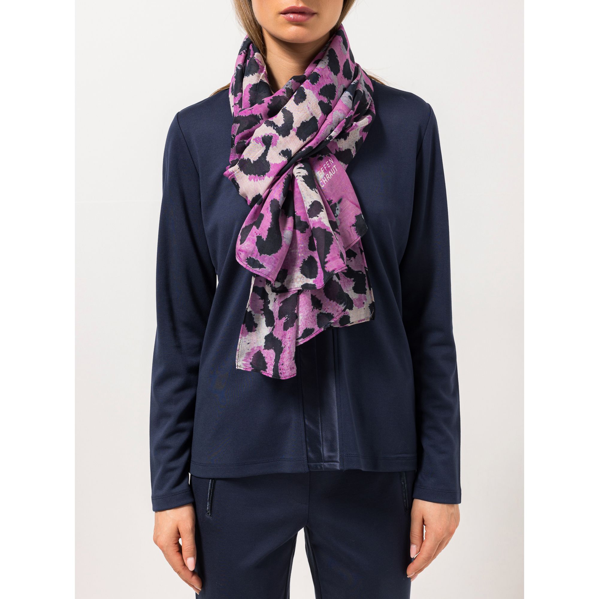 STEFFEN SCHRAUT Tuch Biarritz Allover-Druck aus ECOVERO Viskose ca. 100x200cm