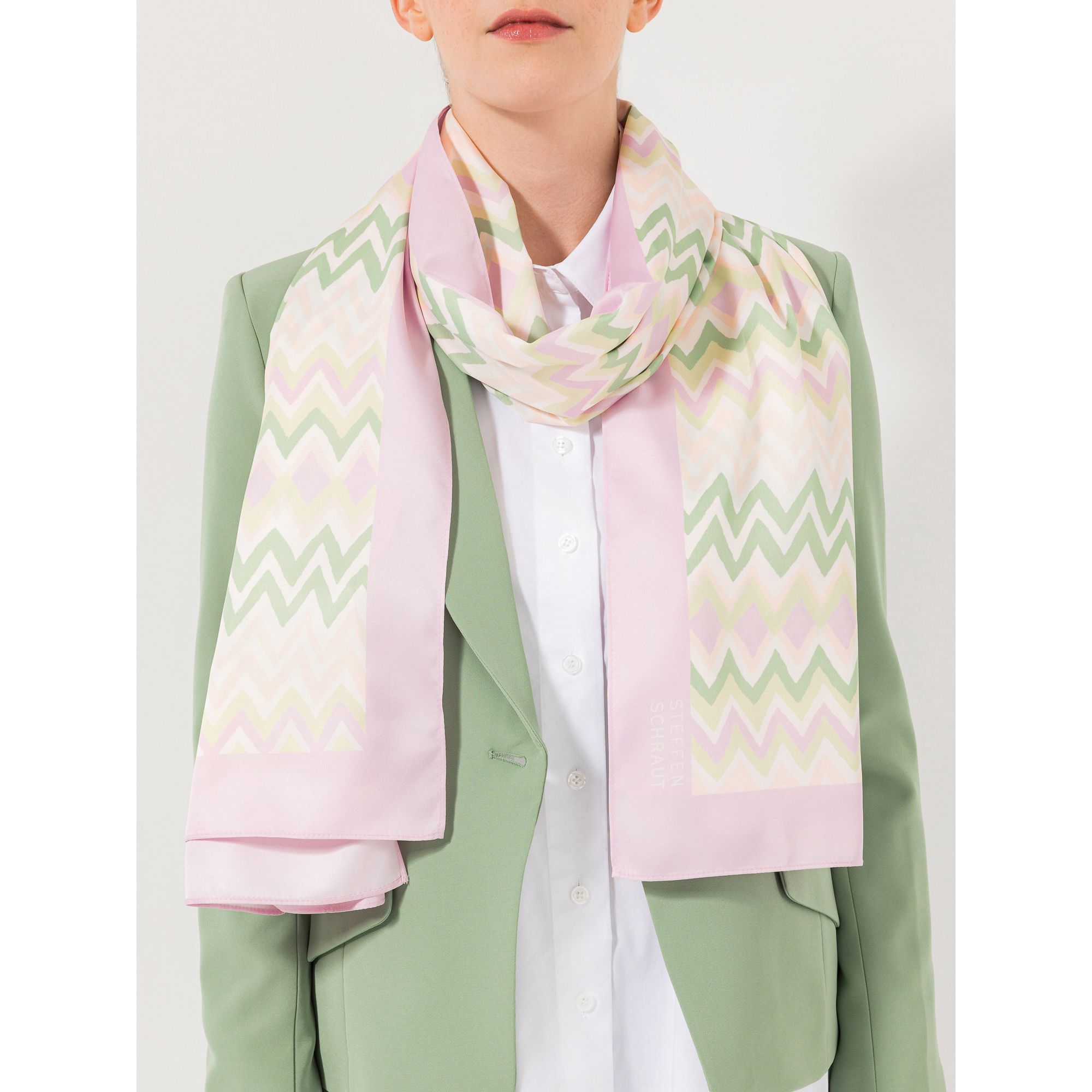 STEFFEN SCHRAUT Schal Caracas Twill-Stoff Allover-Druck ca. 190x90cm