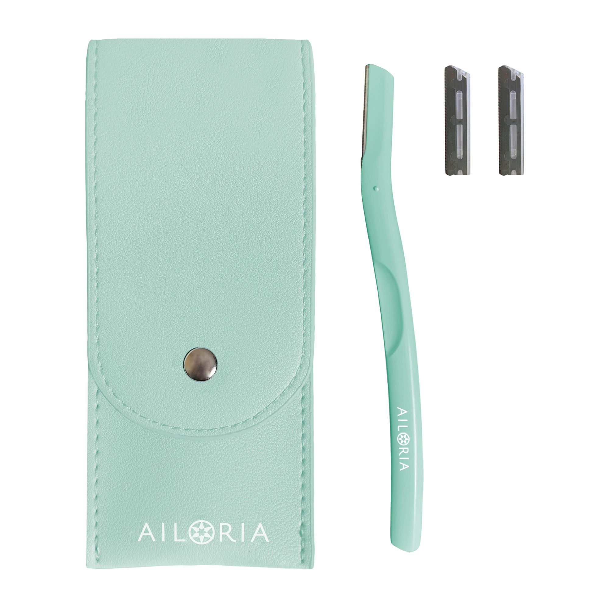 AILORIA Glow Touch Dermaplaning & Haarentfernung mit 3 Wechselklingen