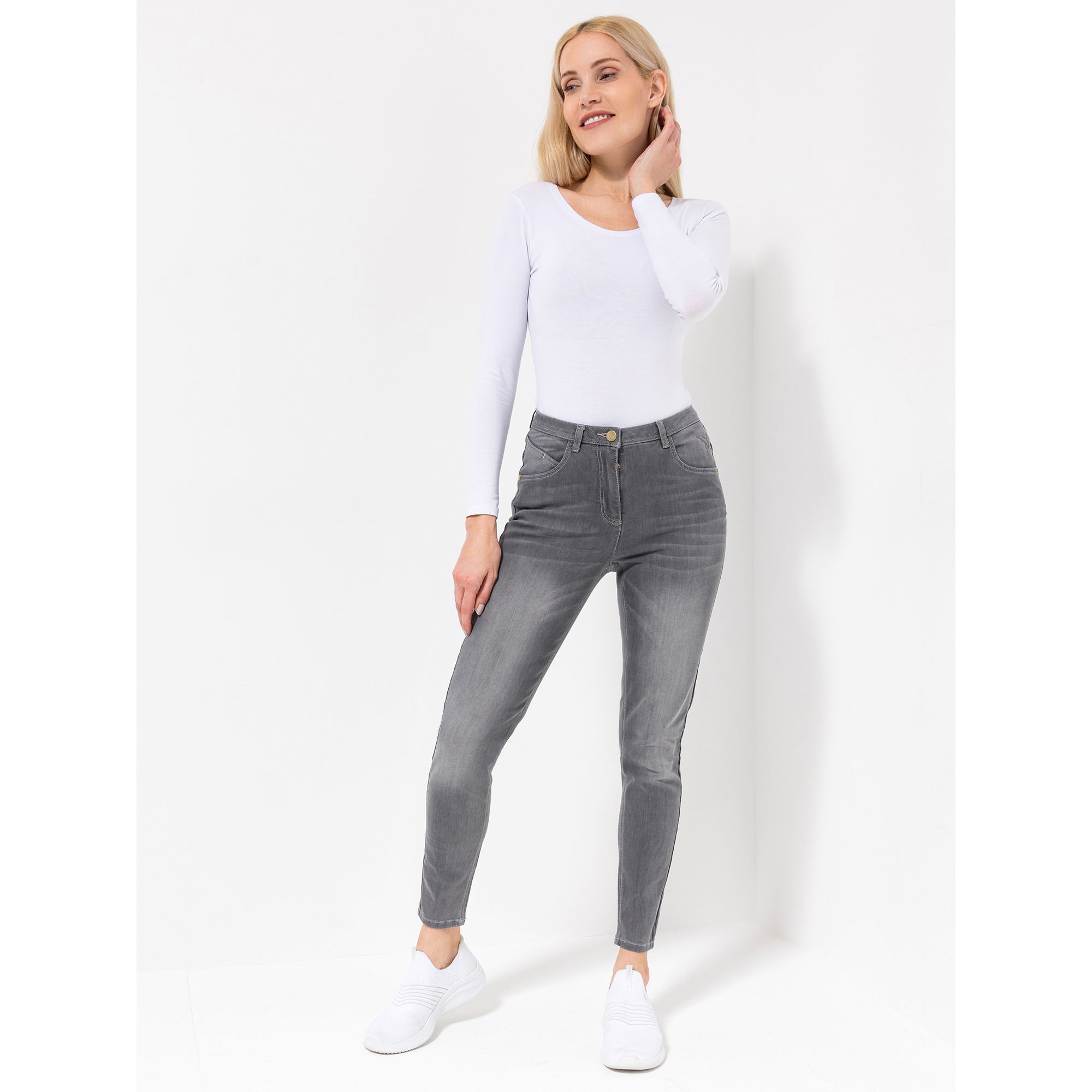 DAWID by Dawid Tomaszewski Jeanshose, Isabella knöchellang schmales Bein