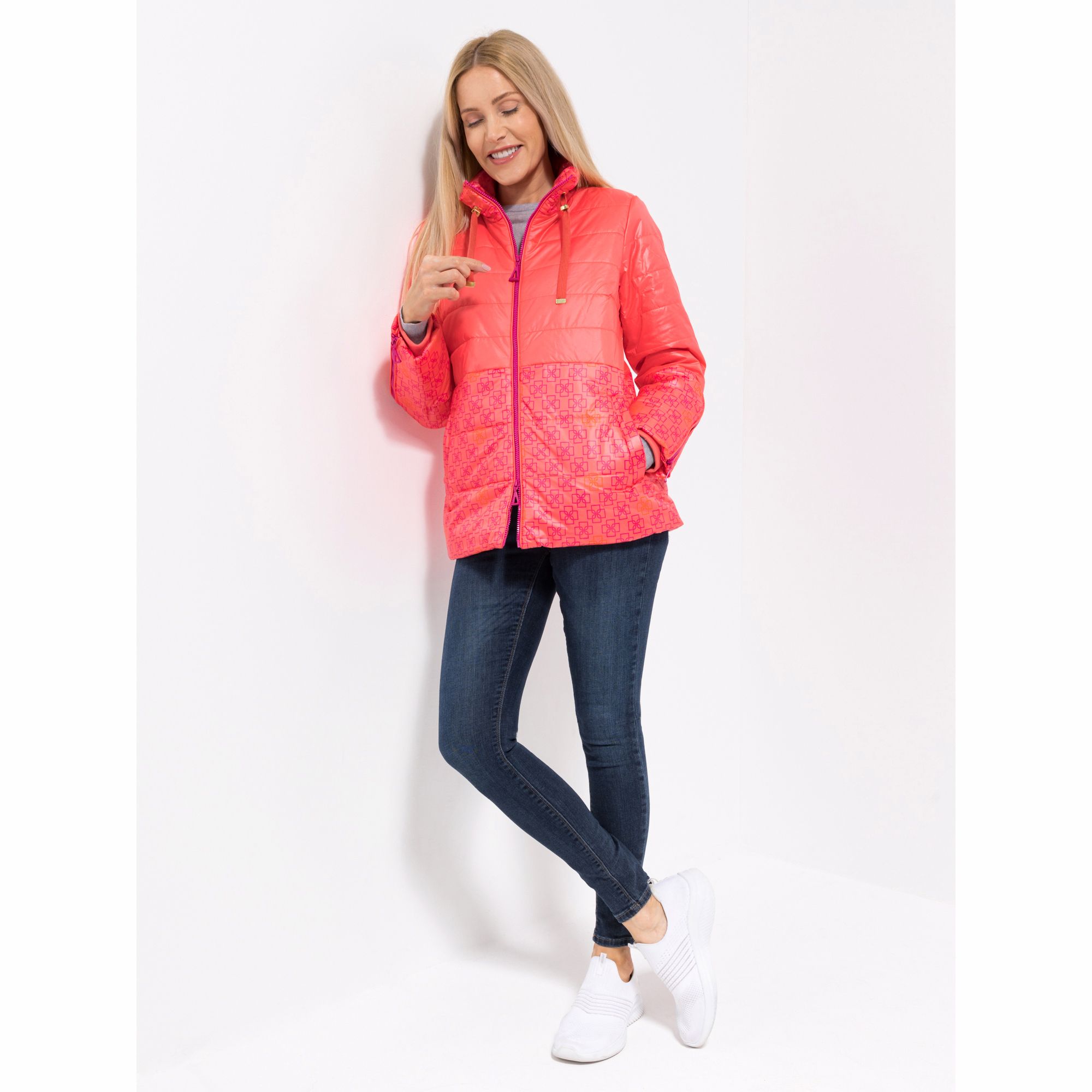 DAWID by Dawid Tomaszewski Jacke, Taschen Strickbündchen figurumspielend