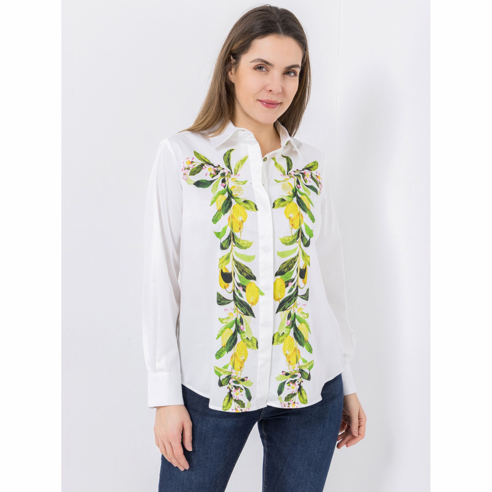 DAWID by Dawid Tomaszewski Bluse, Manschetten Kragen leger weit