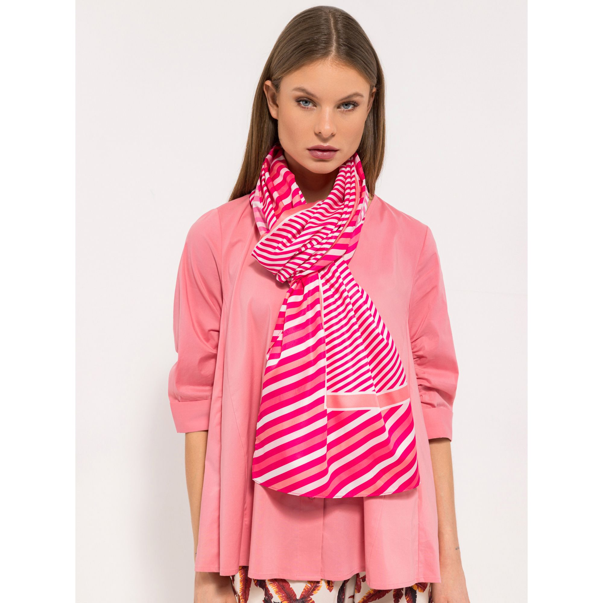 STEFFEN SCHRAUT Schal Caracas Twill-Stoff Allover-Druck ca, 190x90cm