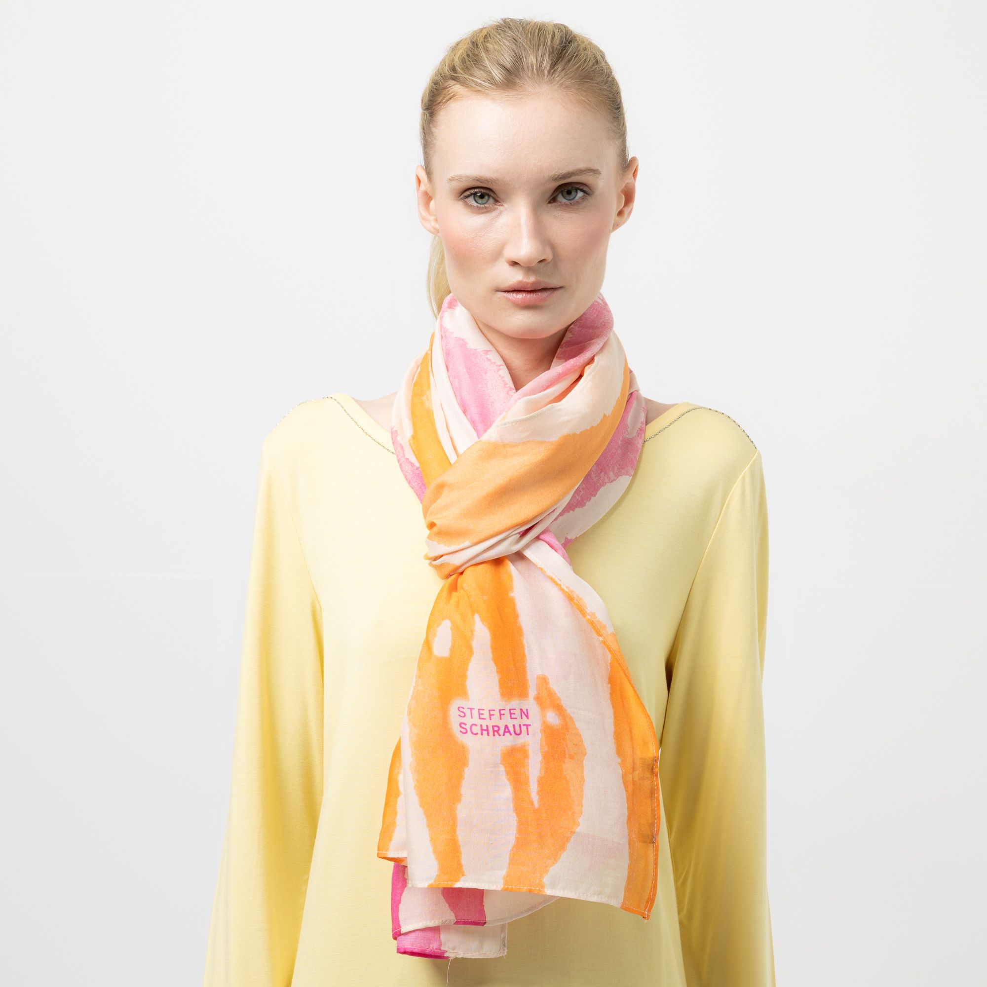 STEFFEN SCHRAUT Schal Biarritz Zebra-Druck aus ECOVERO Viskose 100 x 190 cm