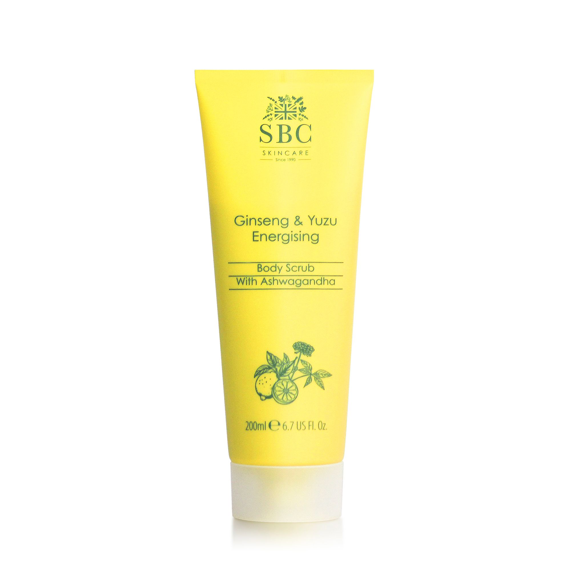 SBC Ginseng & Yuzu mit Ashwagandha Körperpeeling 200ml