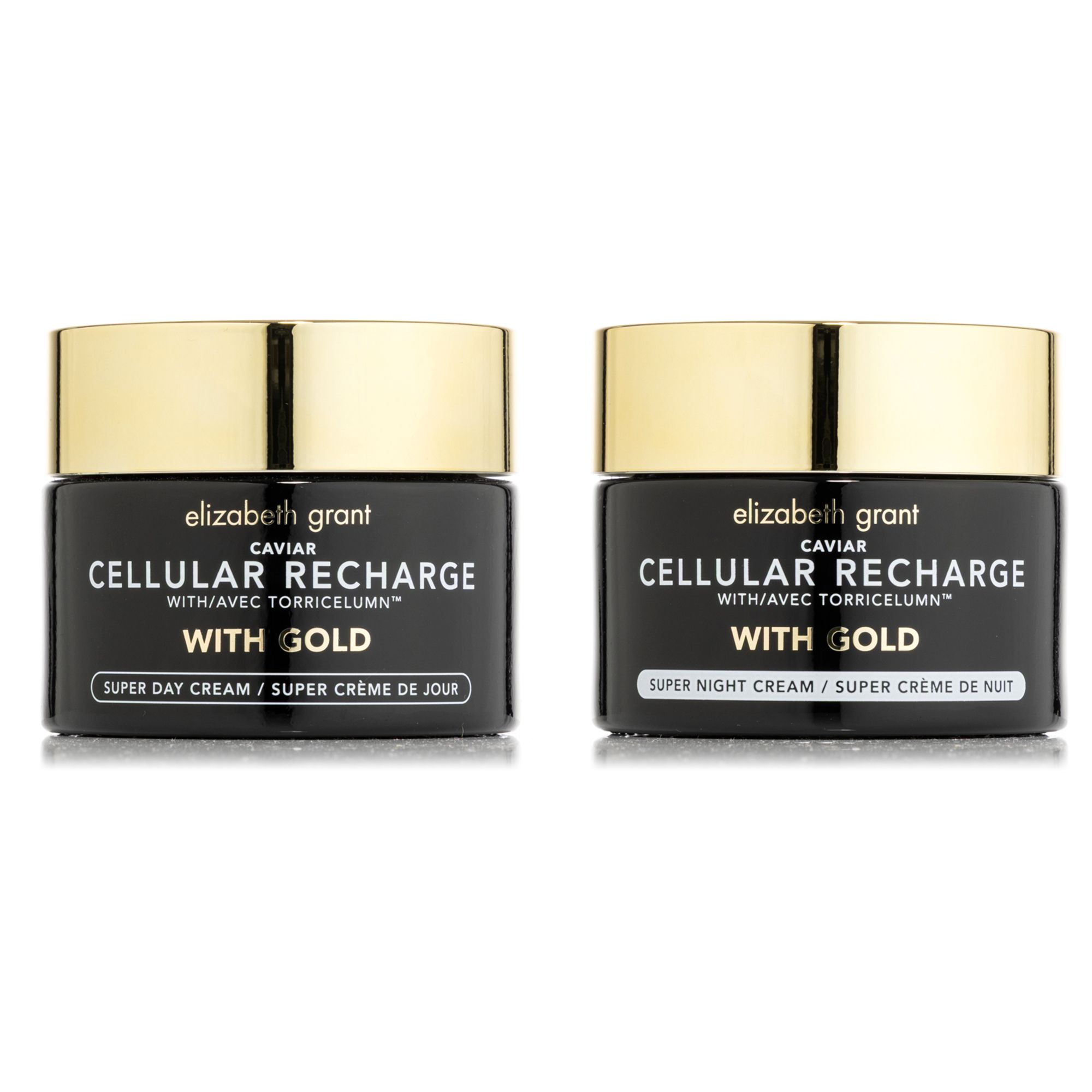 ELIZABETH GRANT Caviar Cellular Recharge Super Tages-u. Nachtcreme mit Gold je 100ml